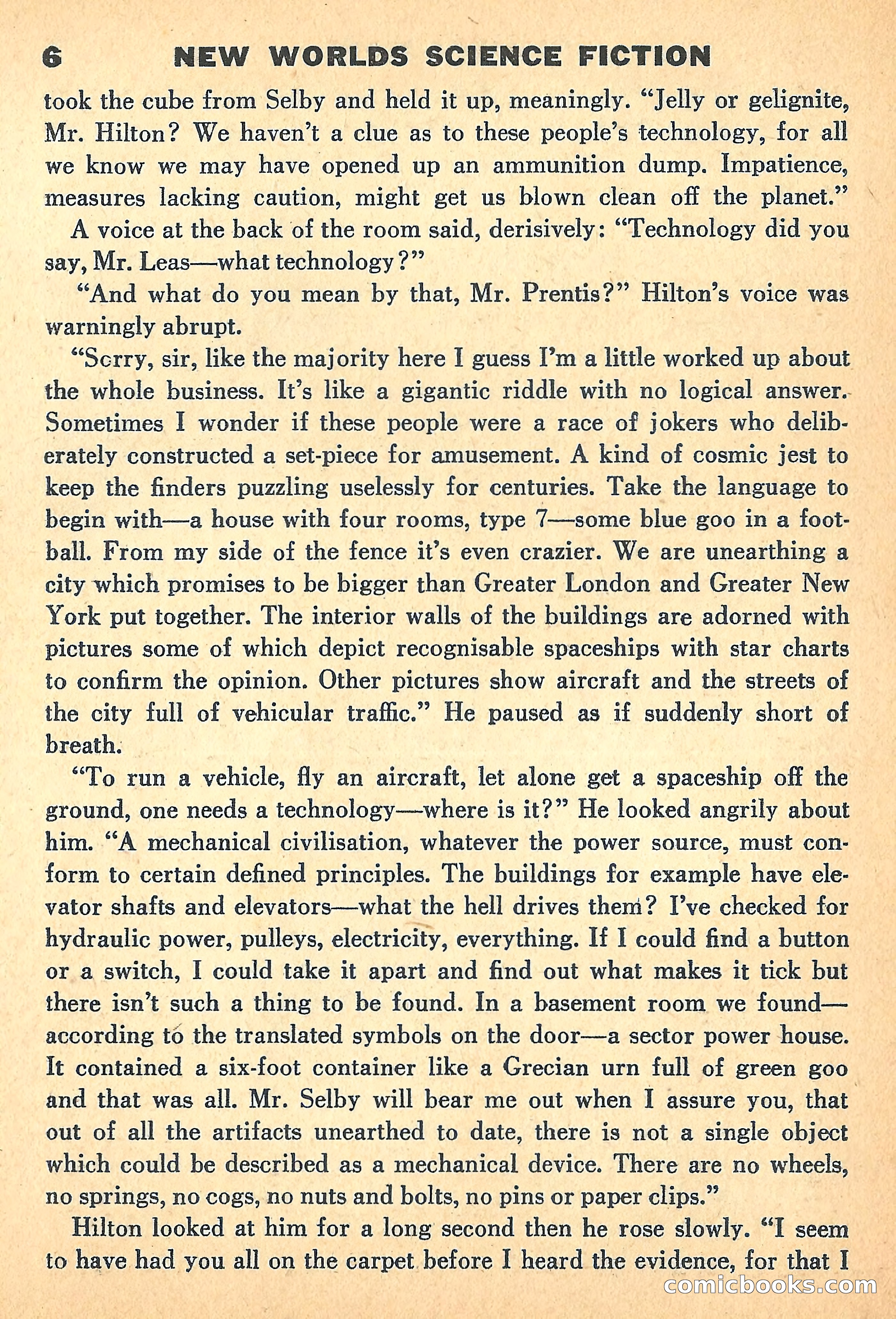 New Worlds, July 1960 — page 8 of 132