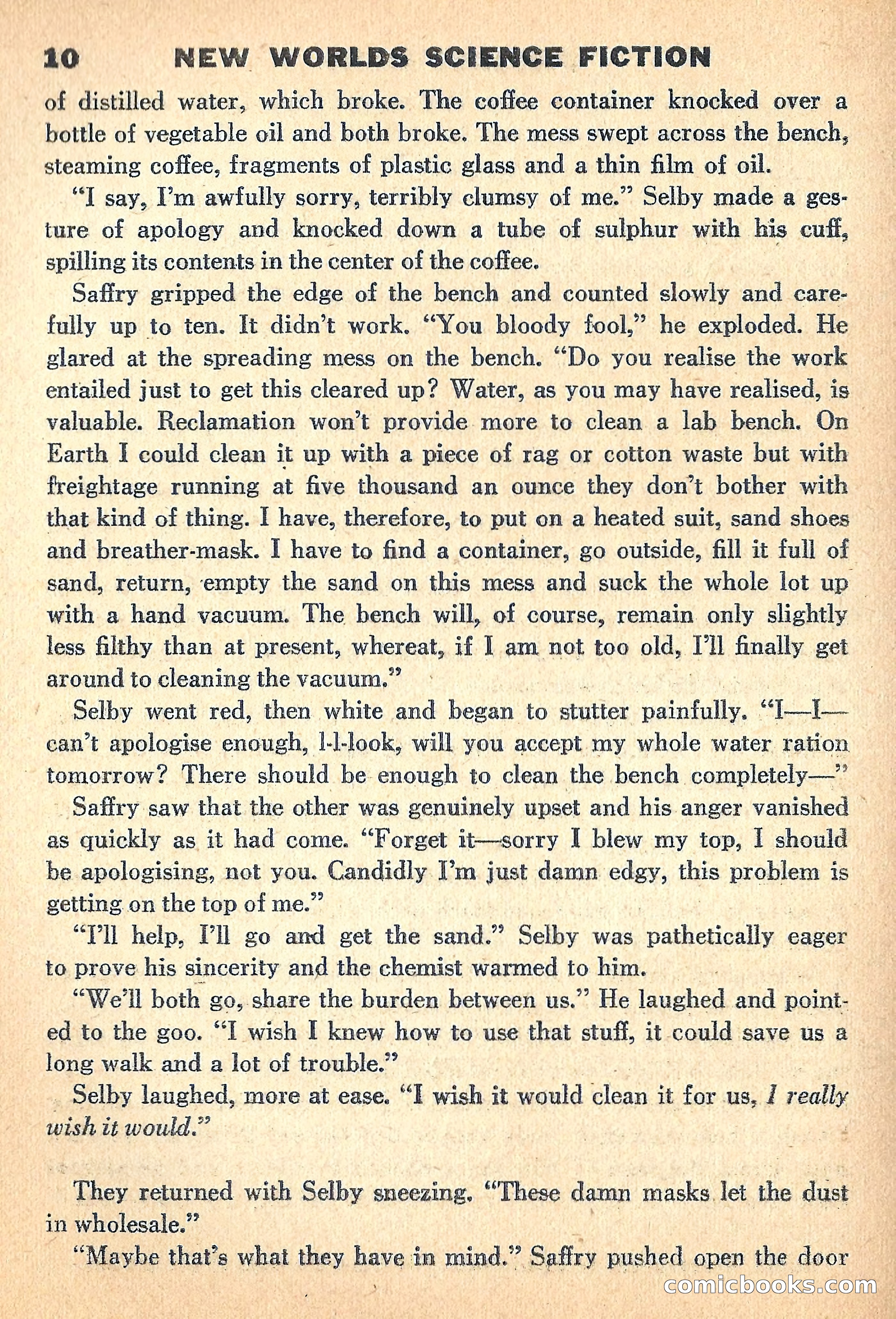 New Worlds, July 1960 — page 12 of 132