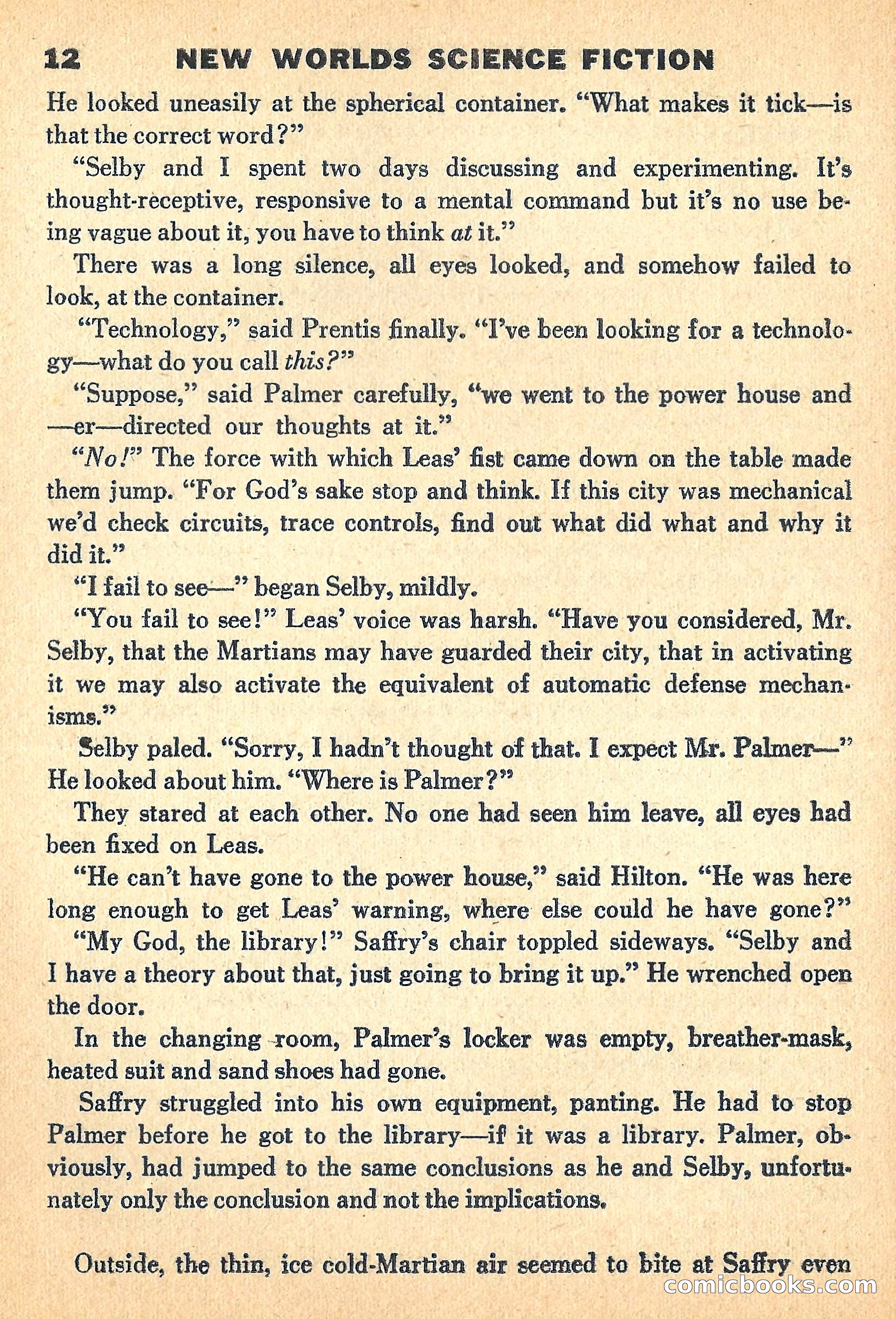 New Worlds, July 1960 — page 14 of 132