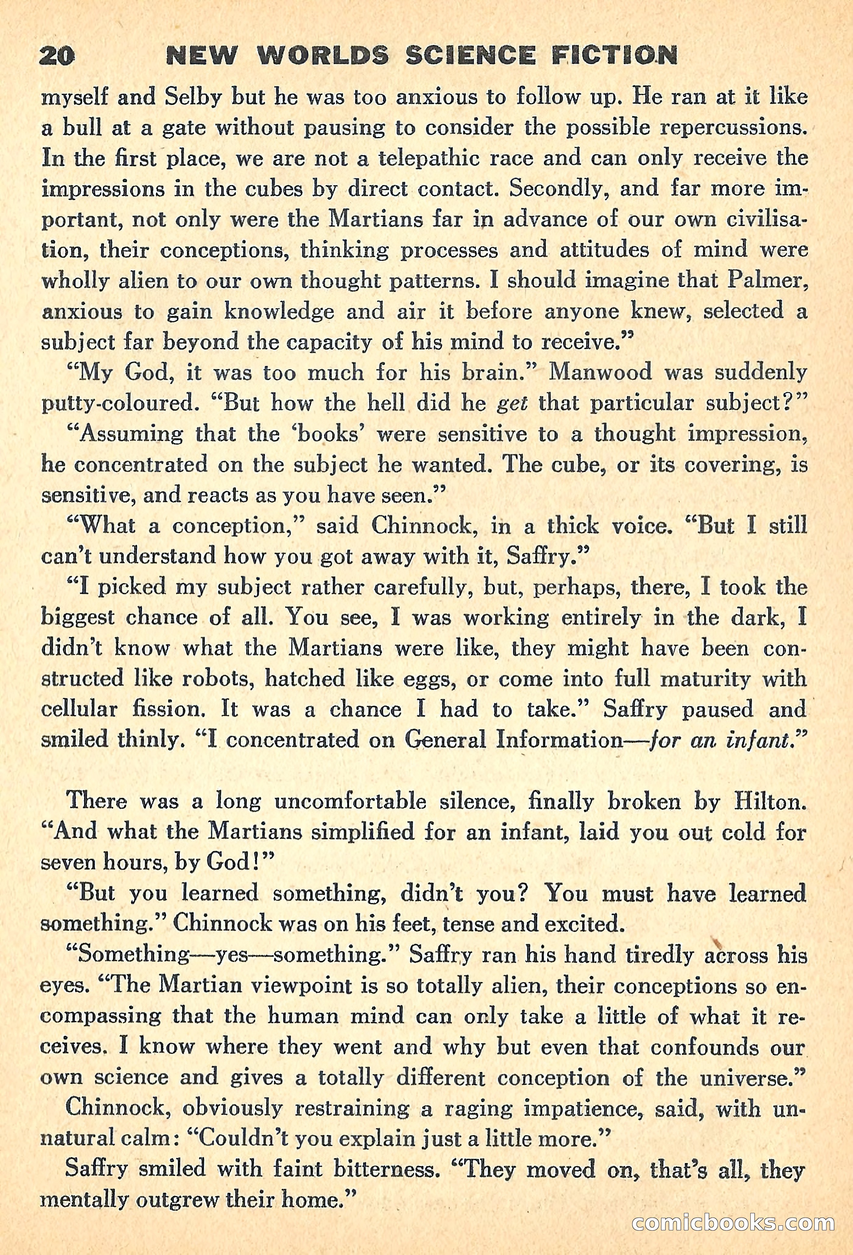 New Worlds, July 1960 — page 22 of 132