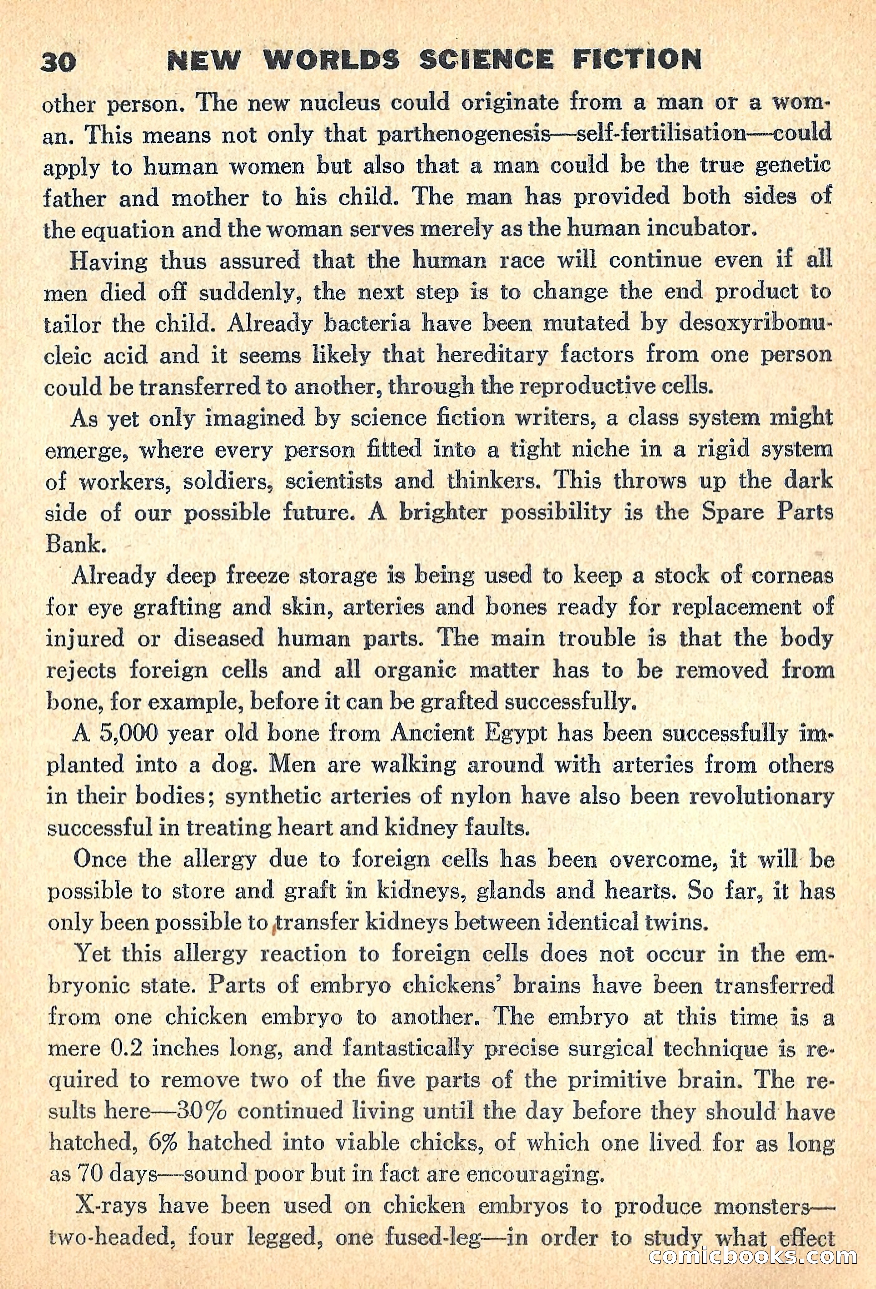 New Worlds, July 1960 — page 32 of 132