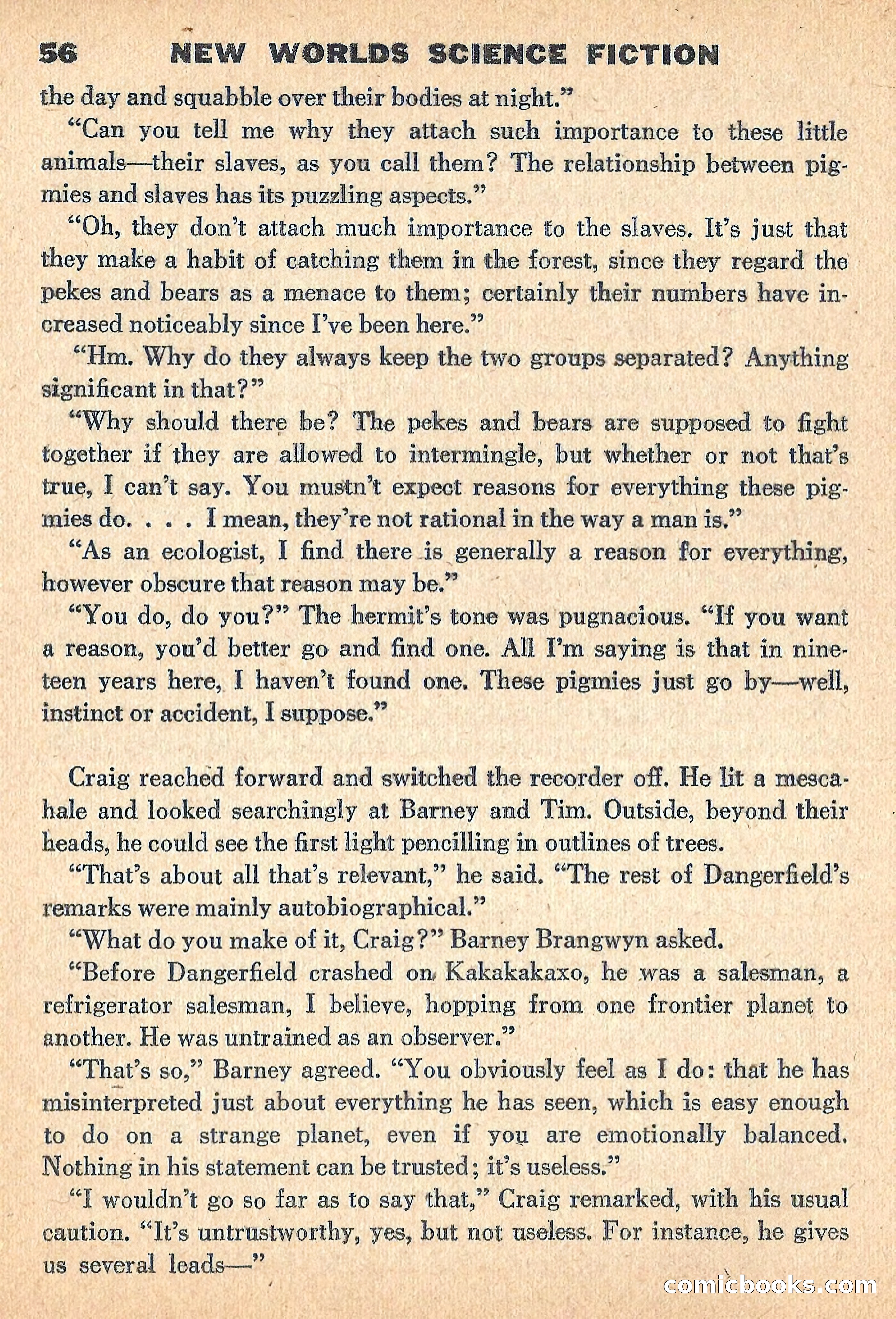 New Worlds, July 1960 — page 58 of 132