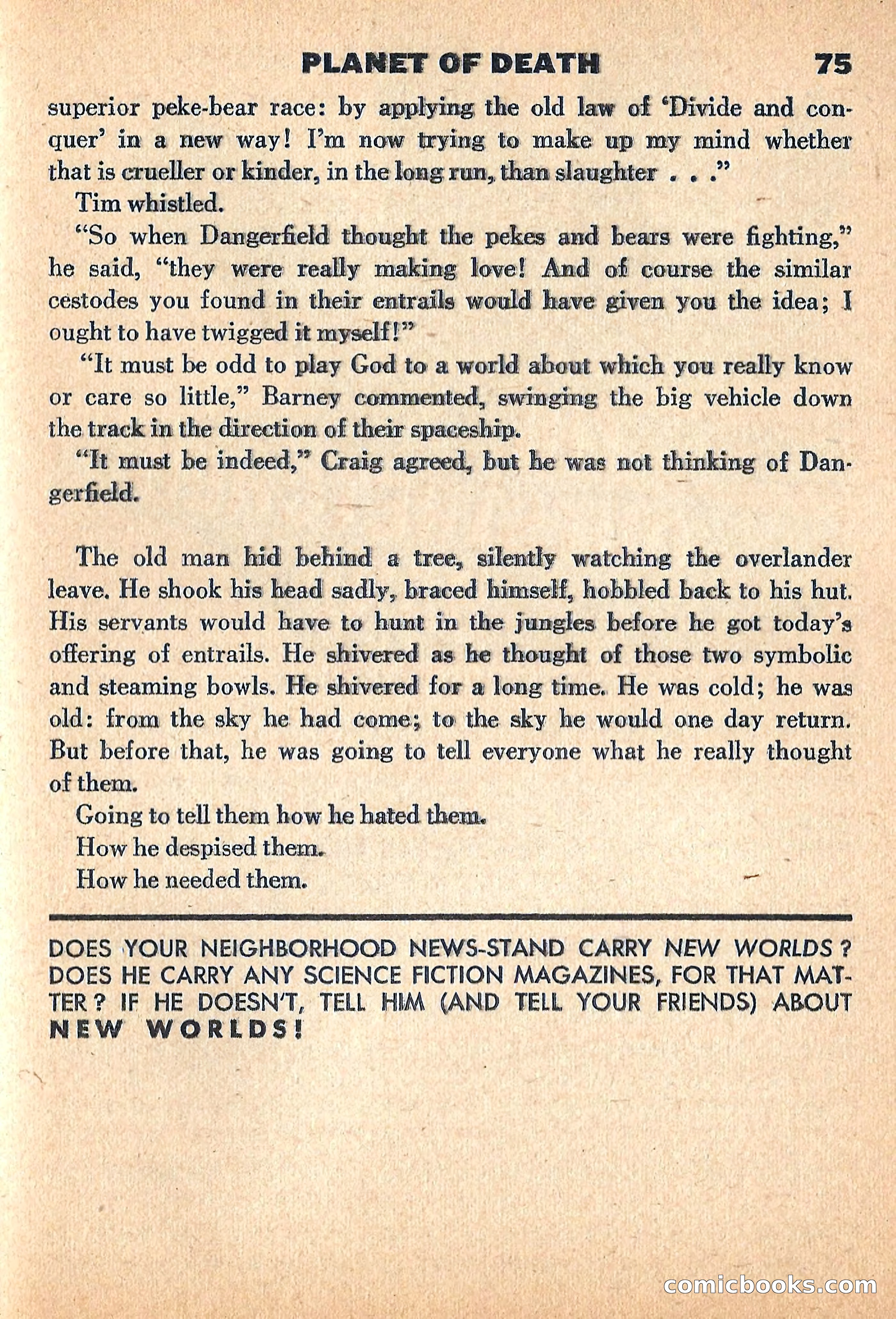 New Worlds, July 1960 — page 77 of 132