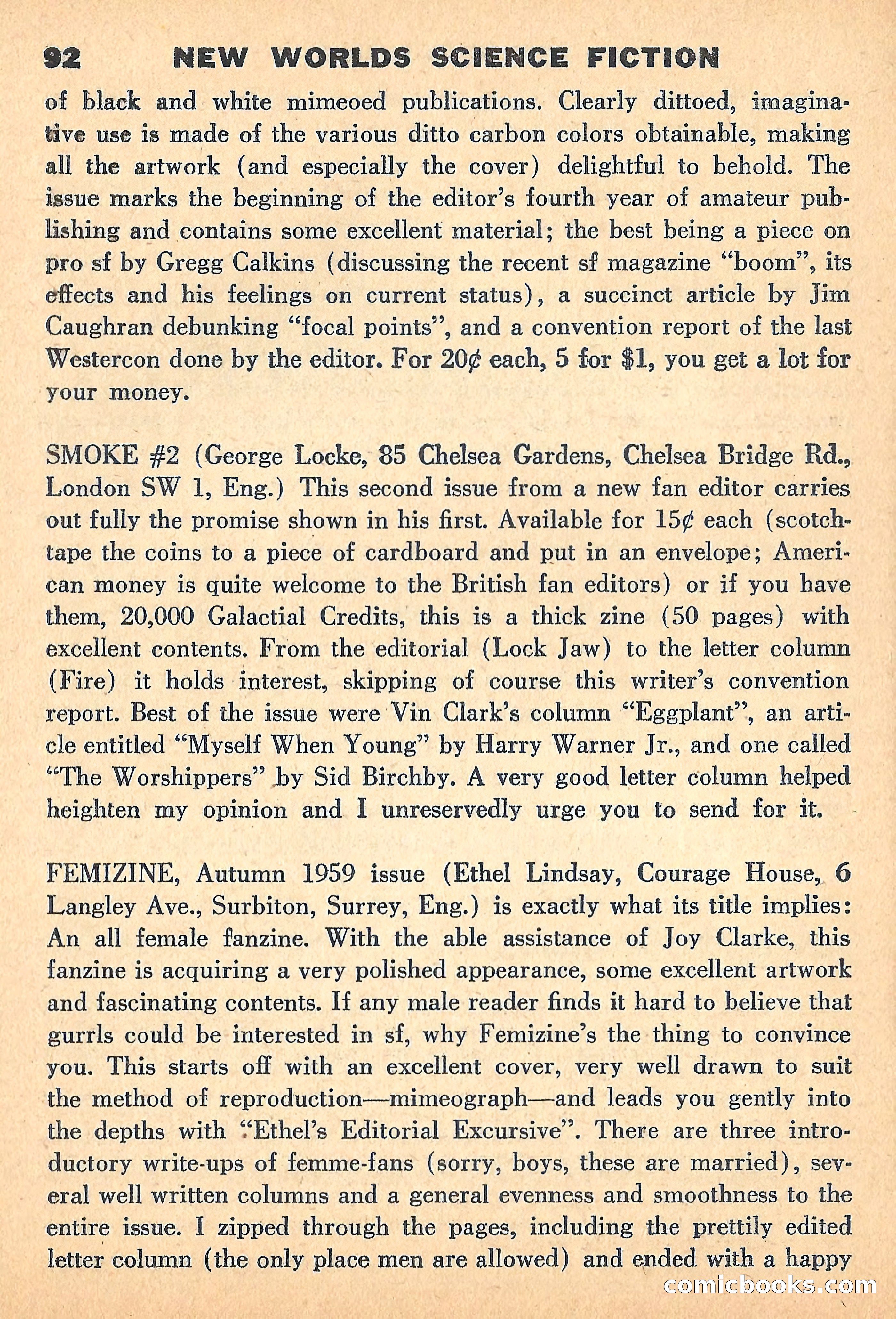 New Worlds, July 1960 — page 94 of 132