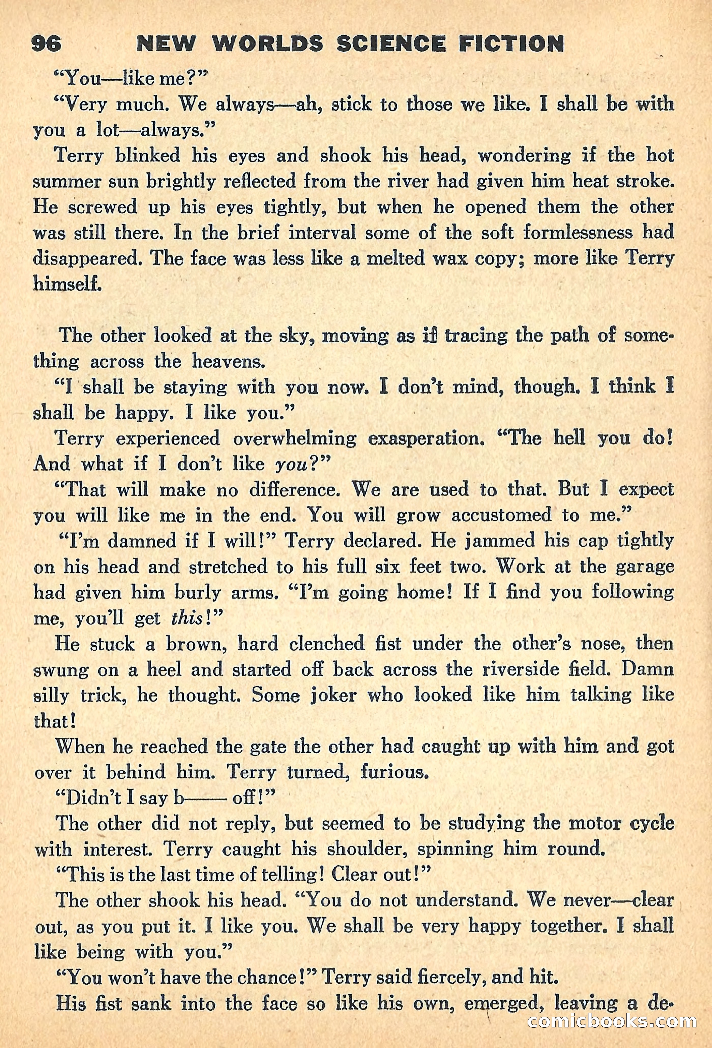 New Worlds, July 1960 — page 98 of 132