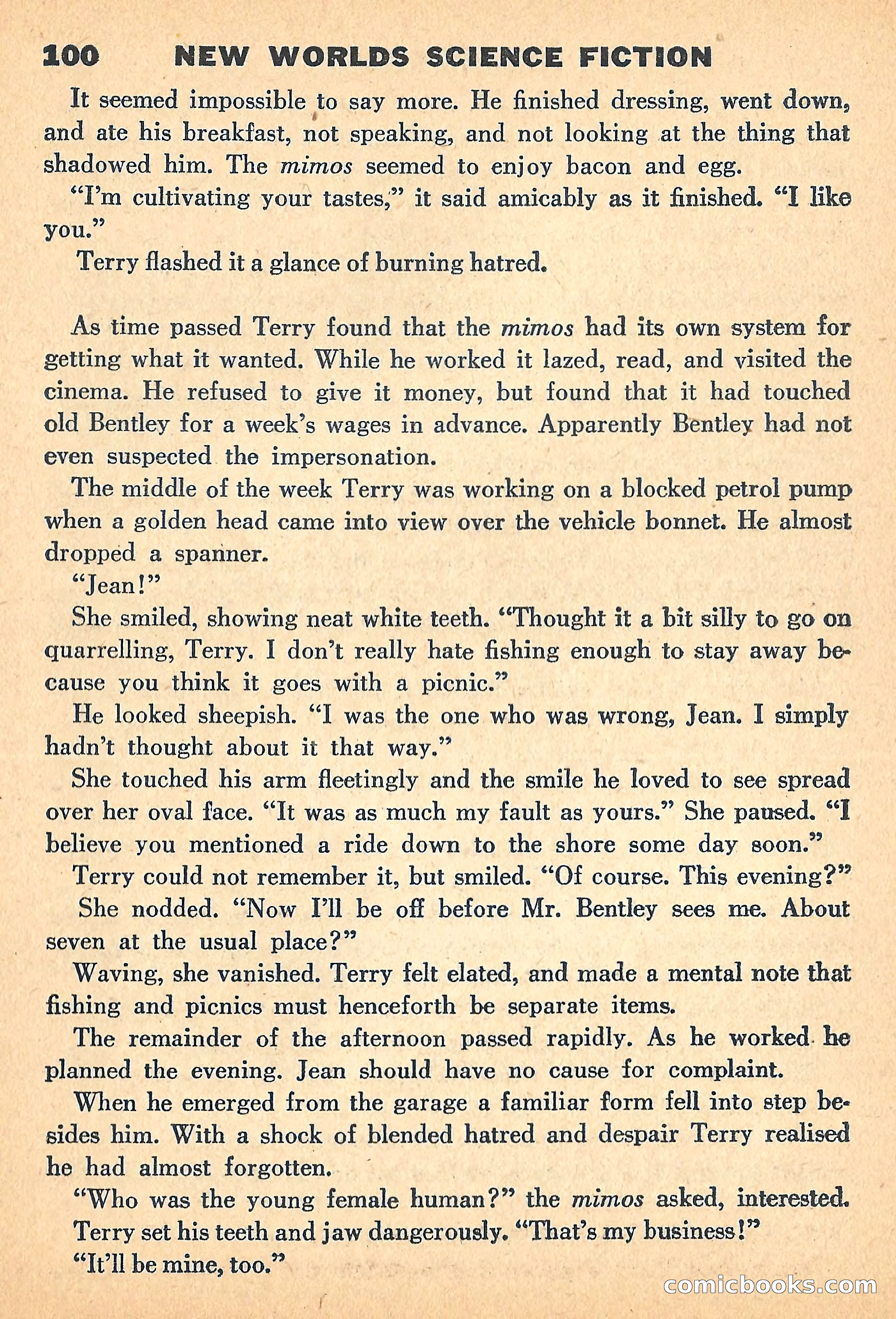 New Worlds, July 1960 — page 102 of 132