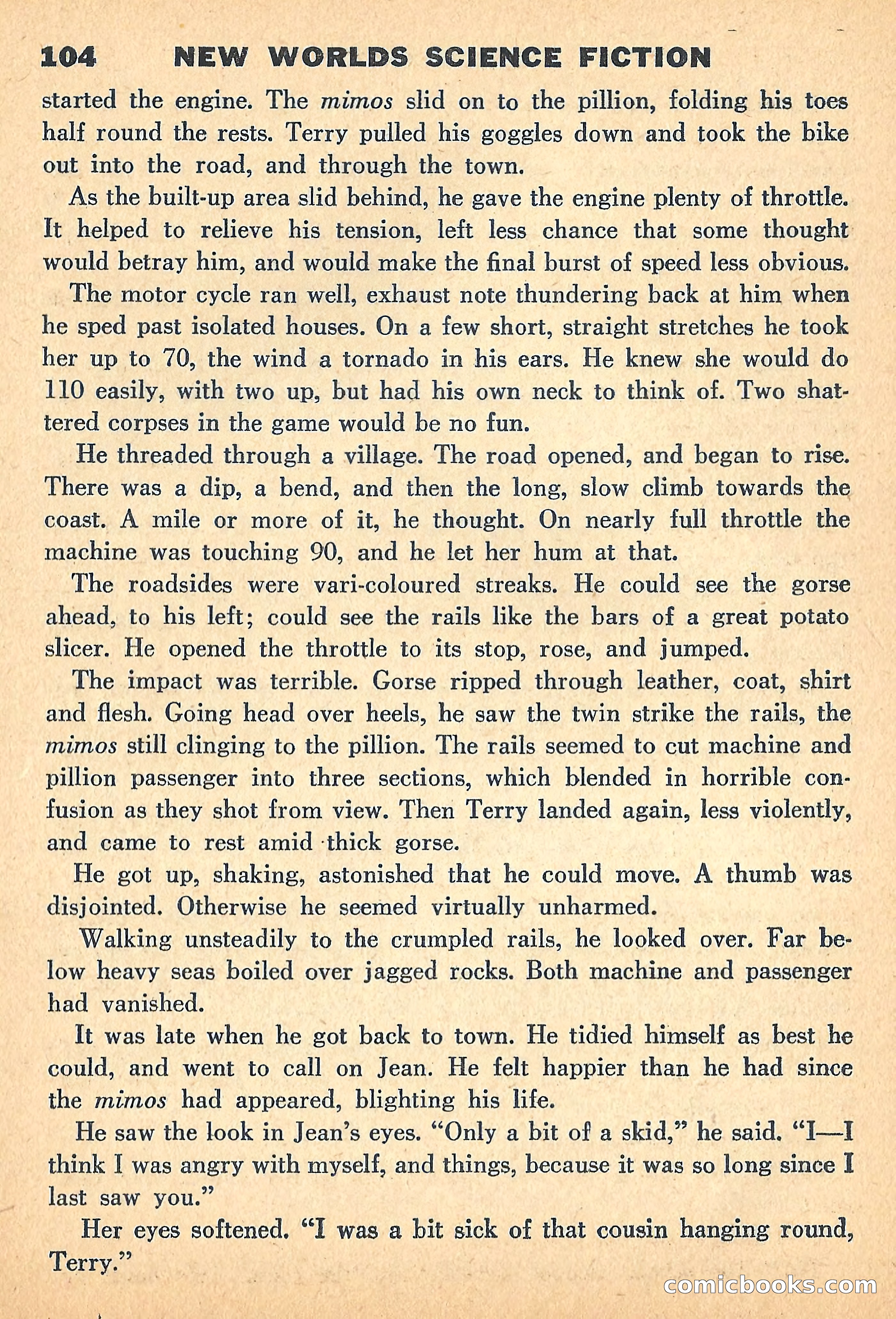 New Worlds, July 1960 — page 106 of 132