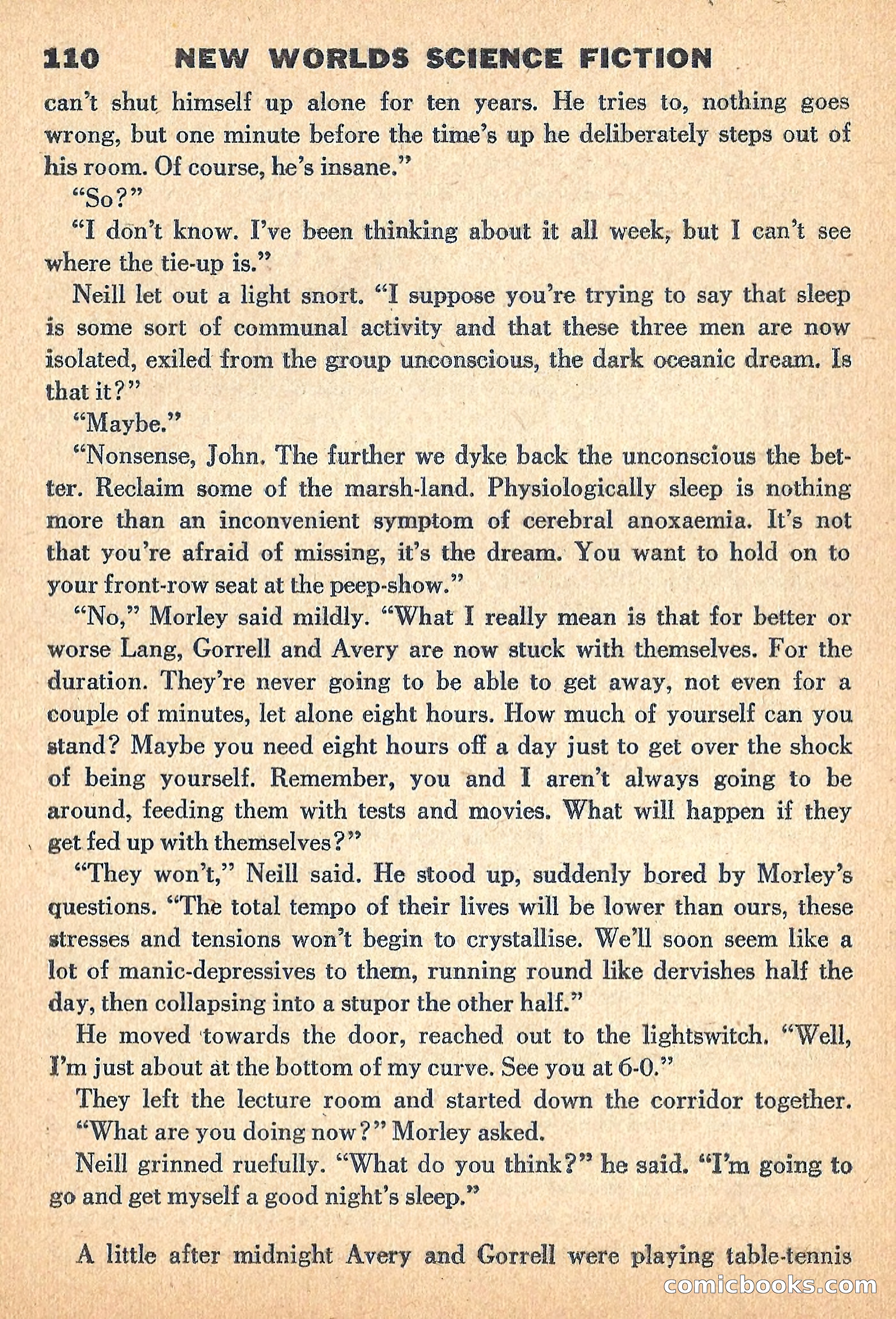 New Worlds, July 1960 — page 112 of 132