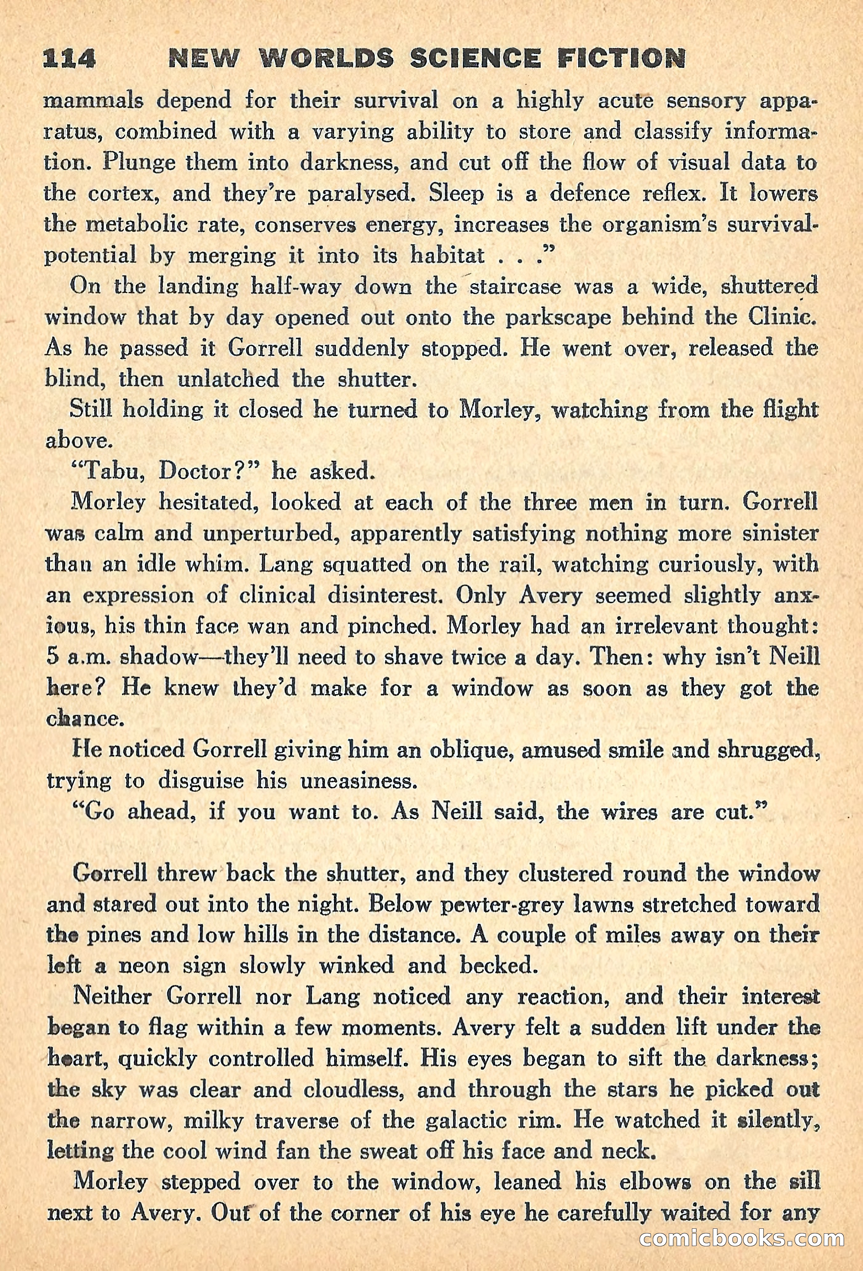 New Worlds, July 1960 — page 116 of 132