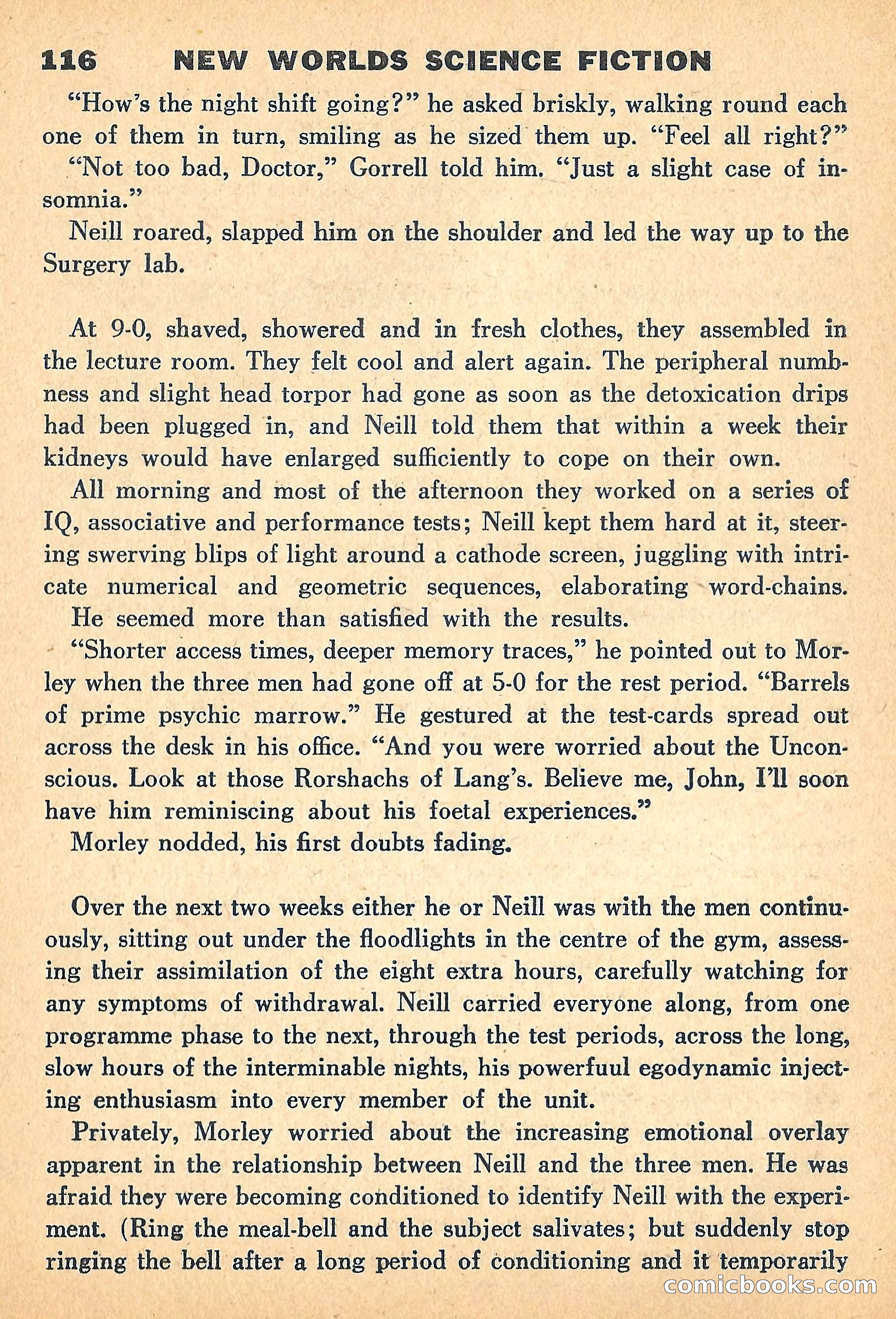 New Worlds, July 1960 — page 118 of 132