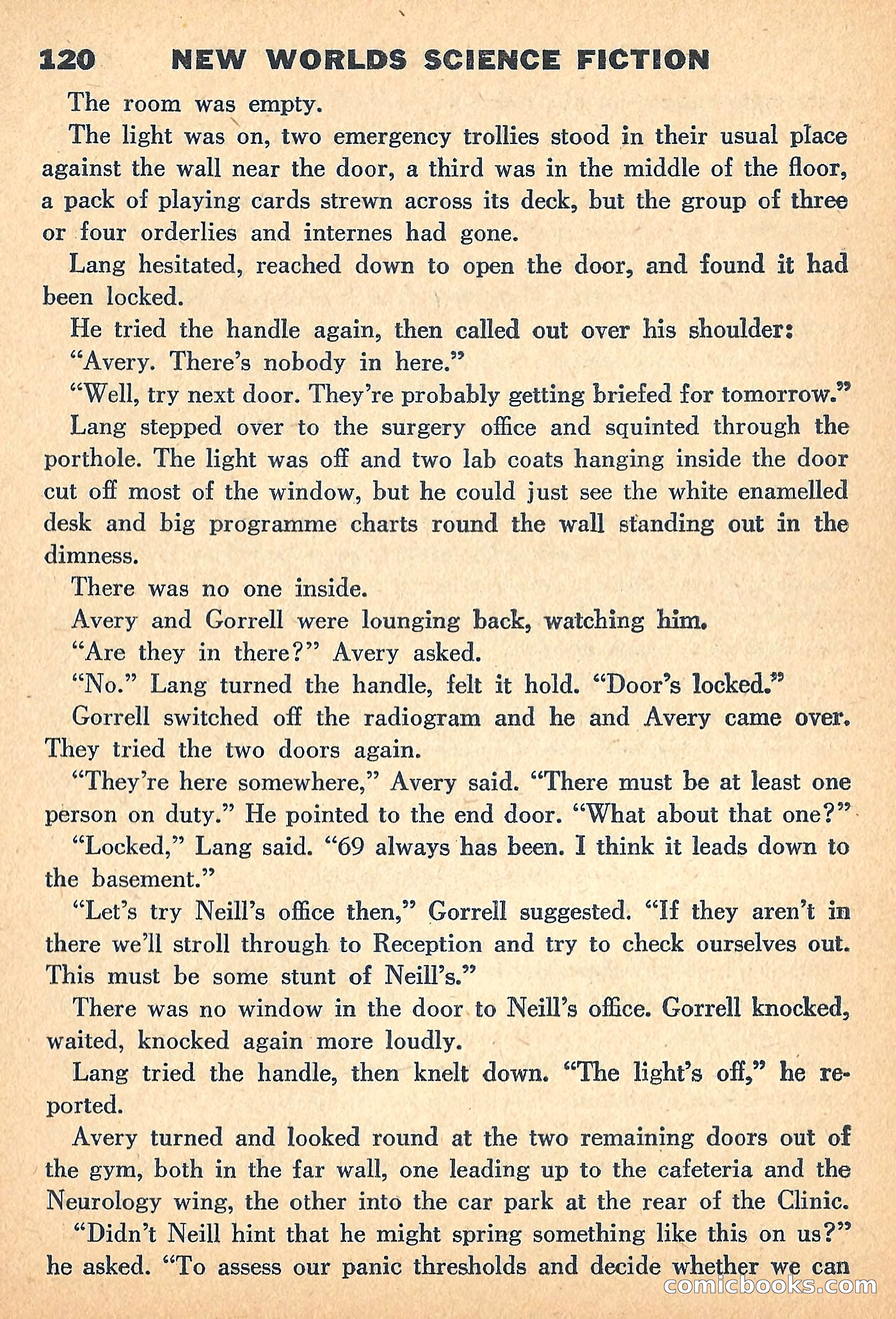New Worlds, July 1960 — page 122 of 132