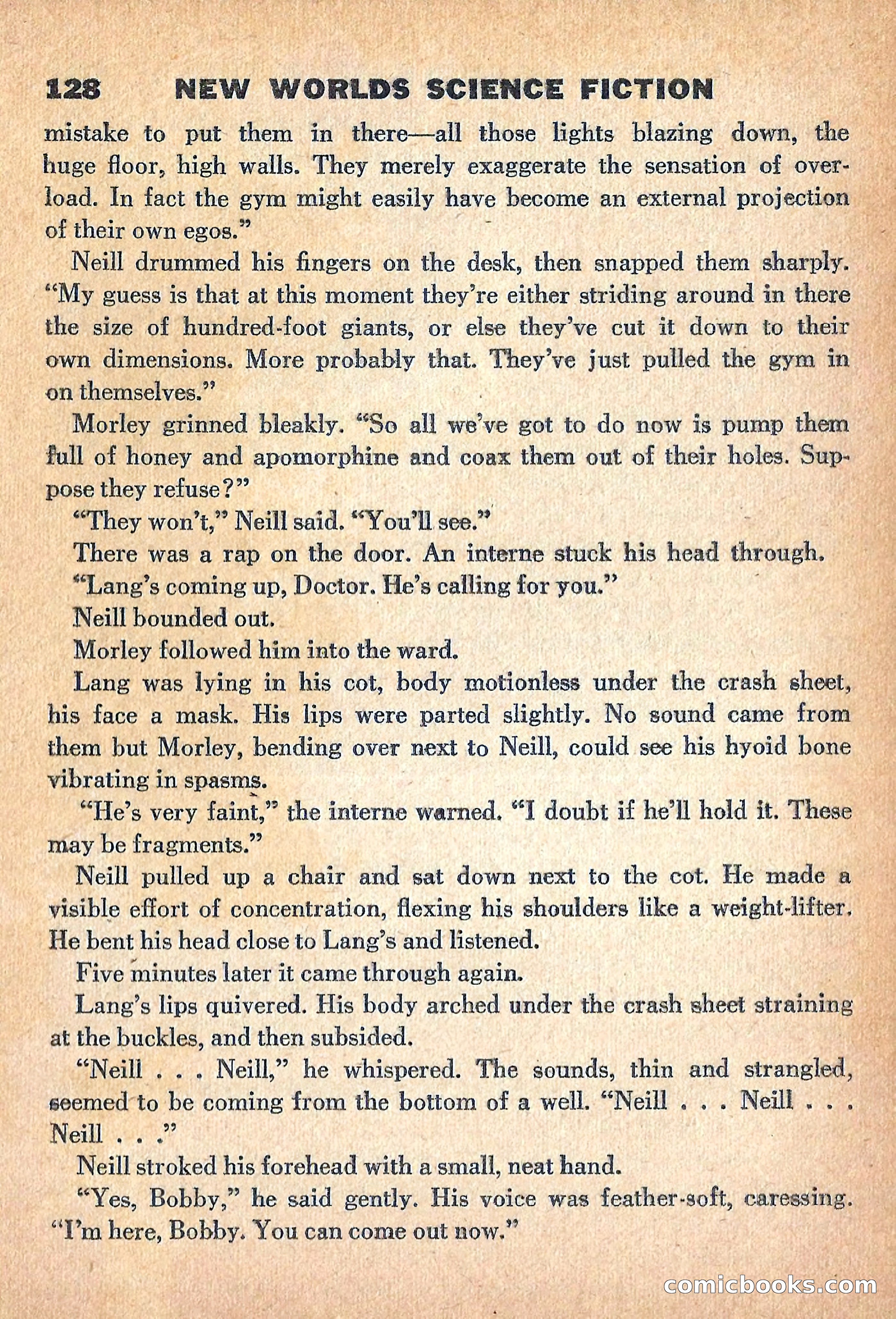 New Worlds, July 1960 — page 130 of 132