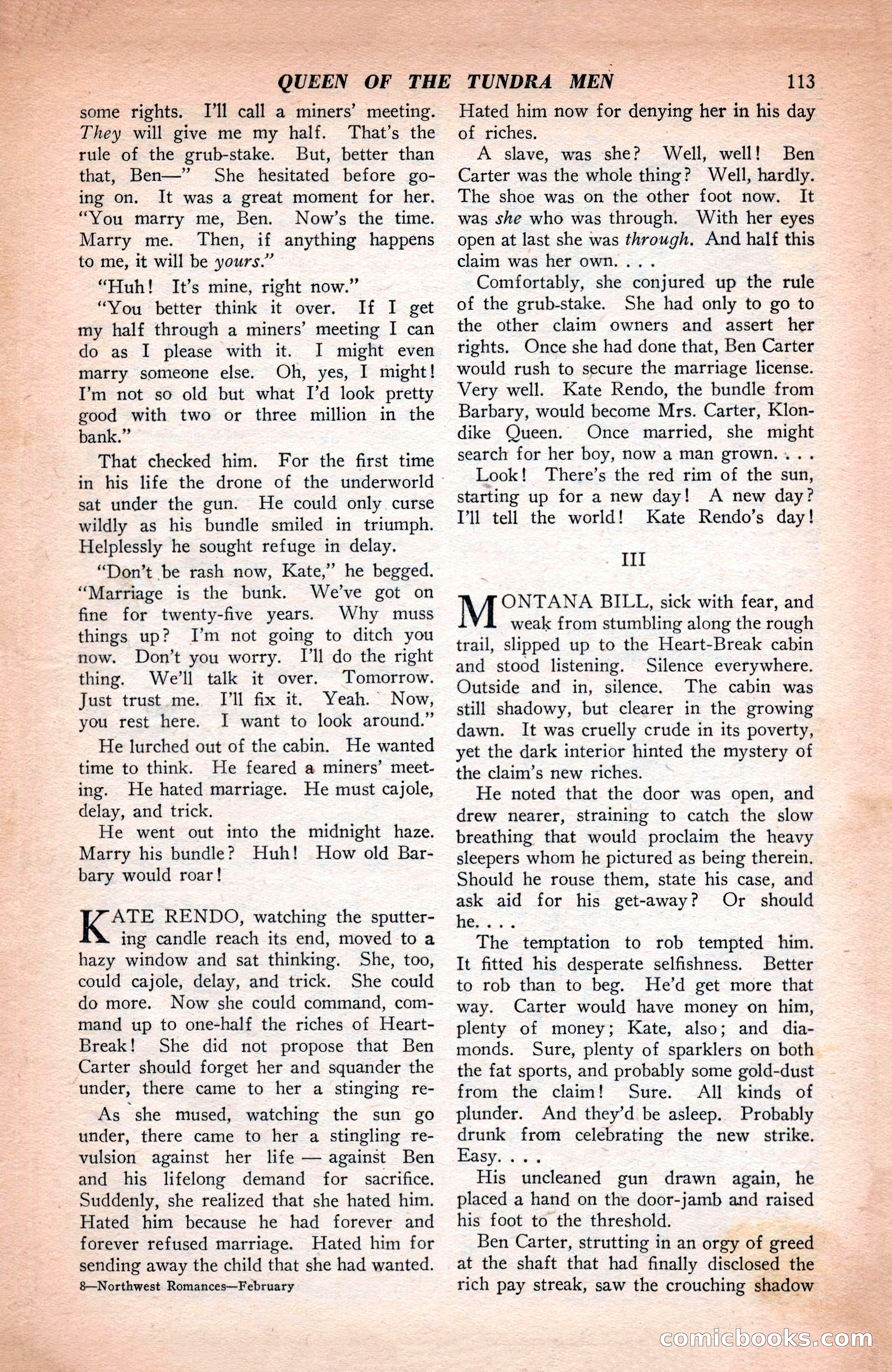 North-West Romances — page 115 of 132