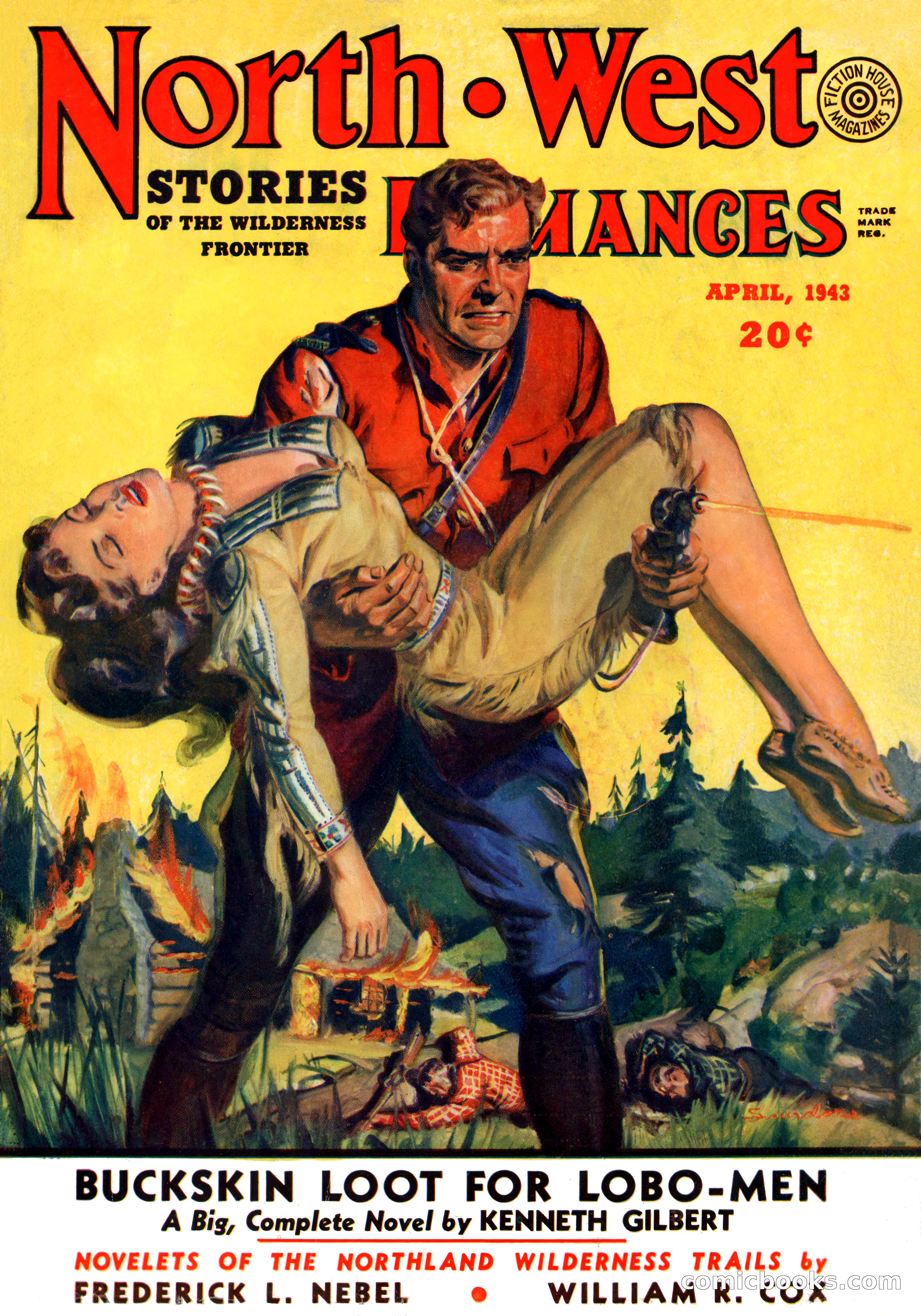 North-West Romances, April 1943 — page 1 of 132