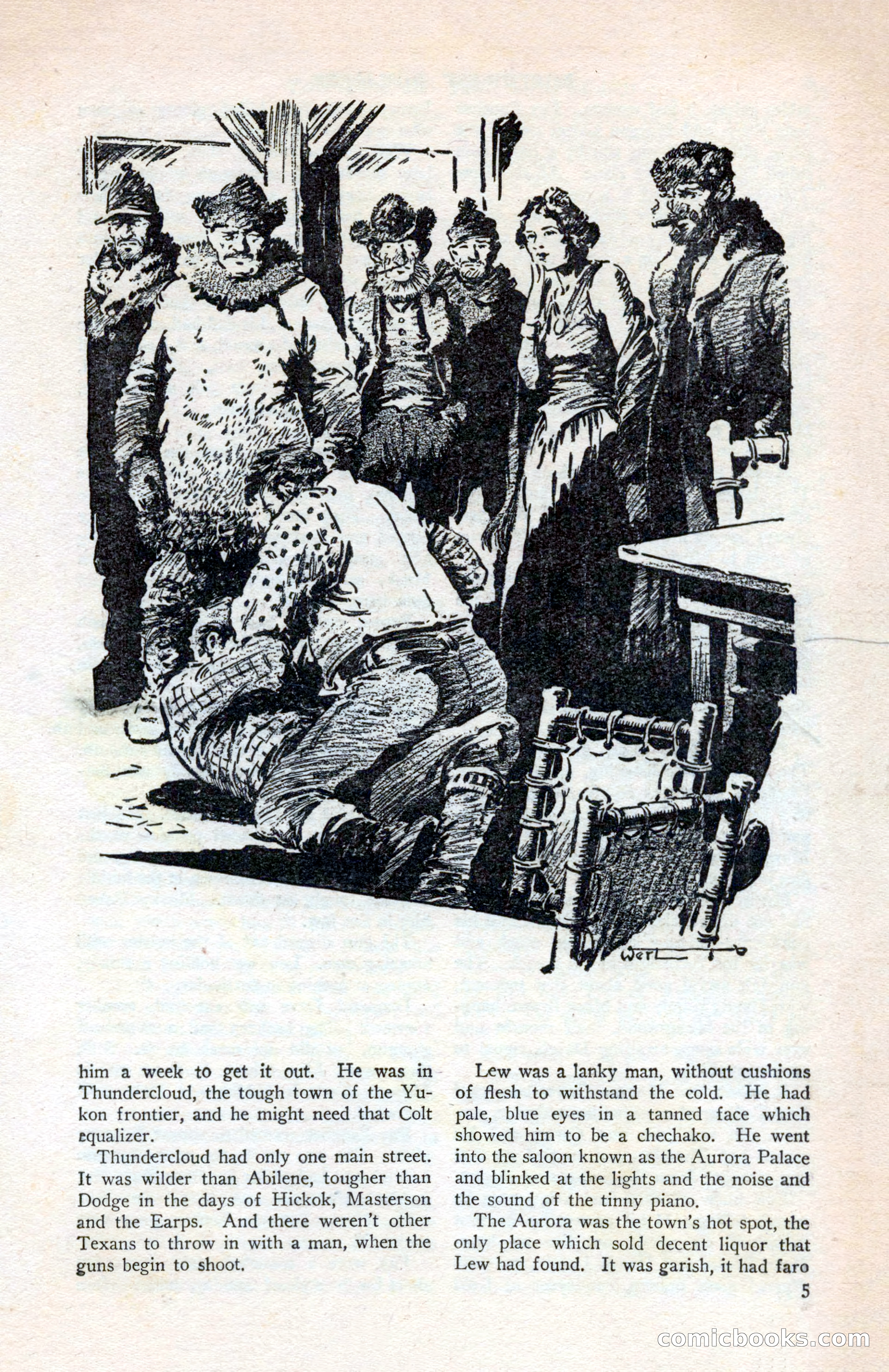 North-West Romances, April 1943 — page 7 of 132