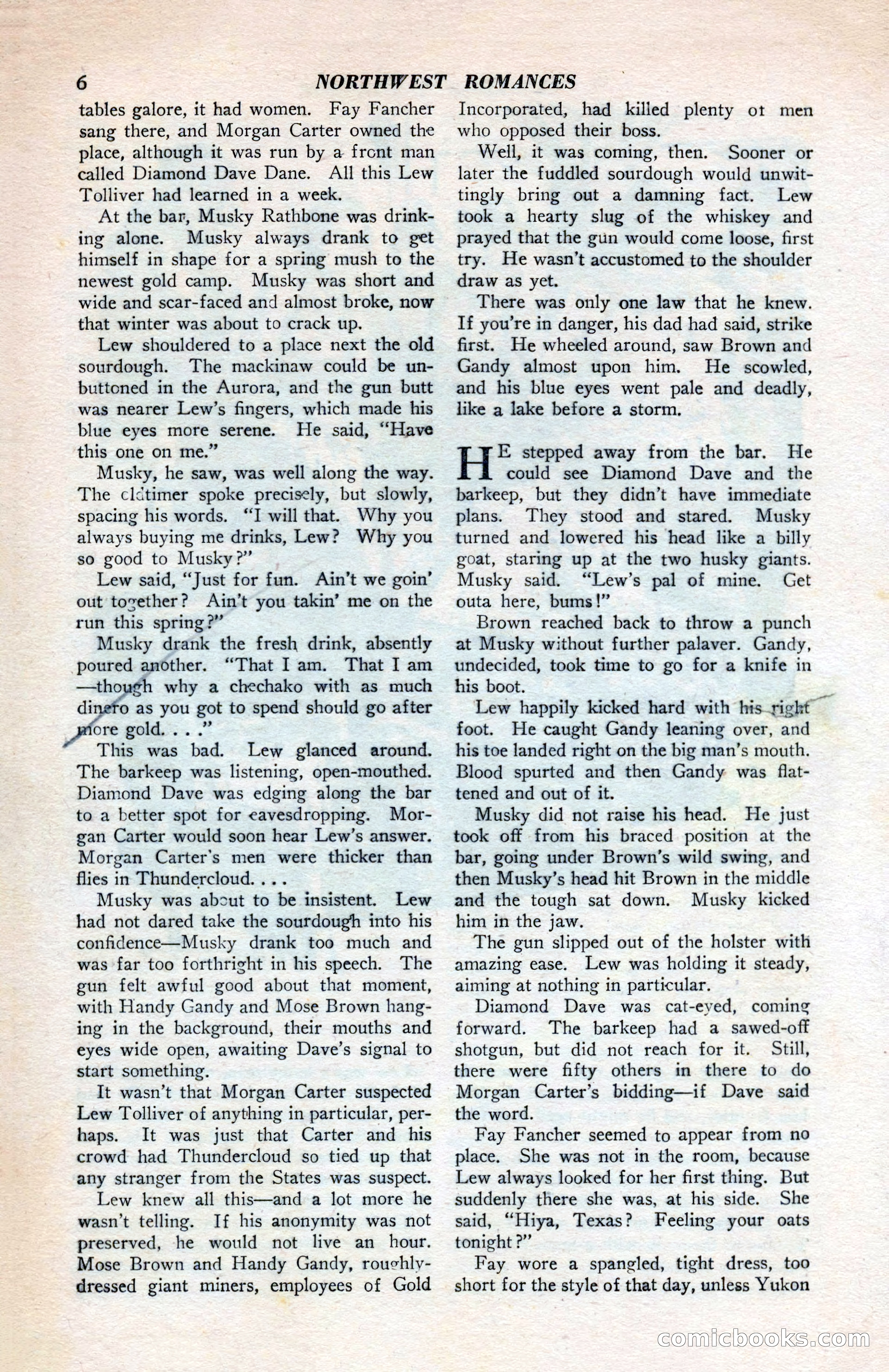 North-West Romances, April 1943 — page 8 of 132