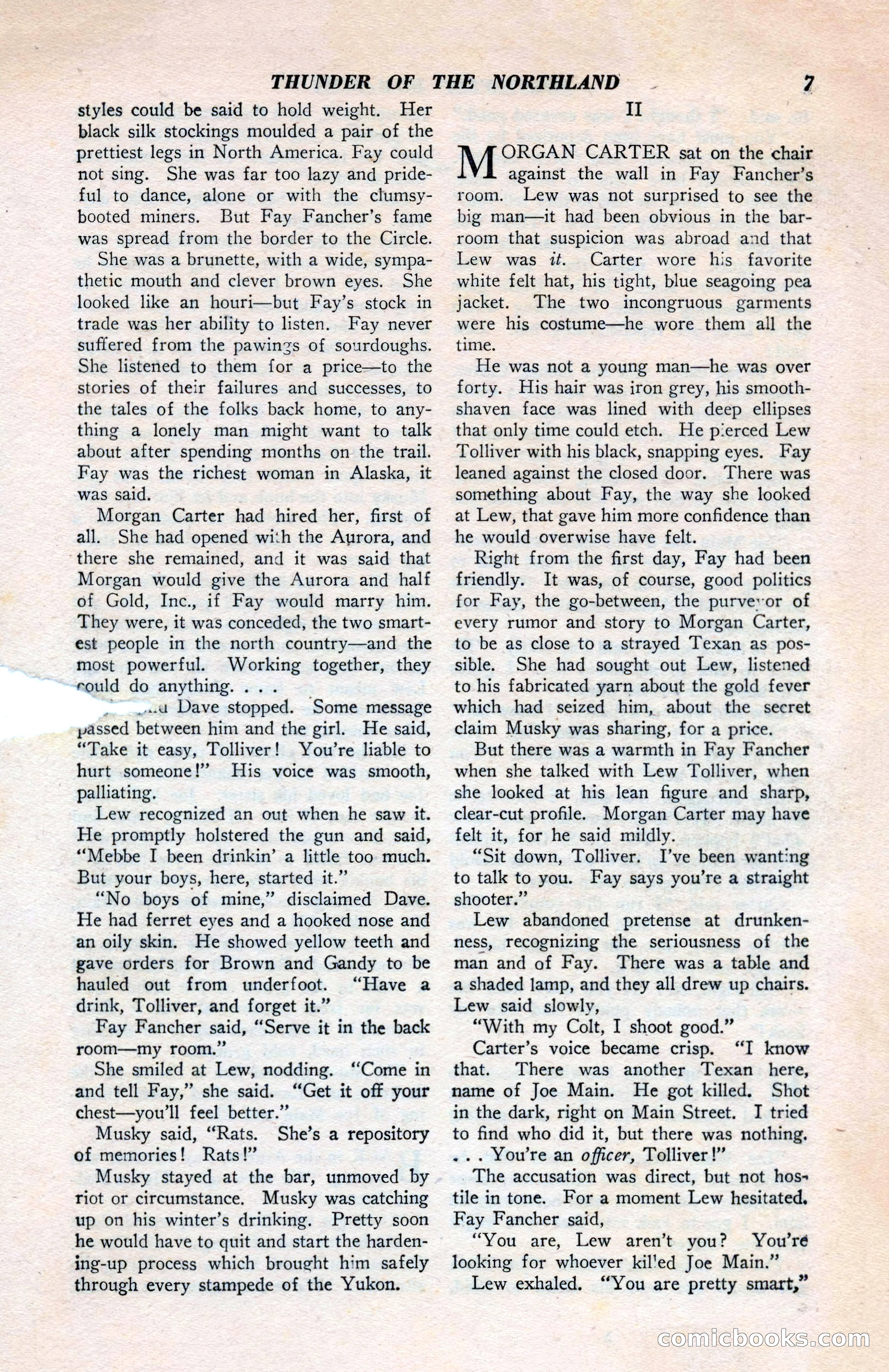 North-West Romances, April 1943 — page 9 of 132