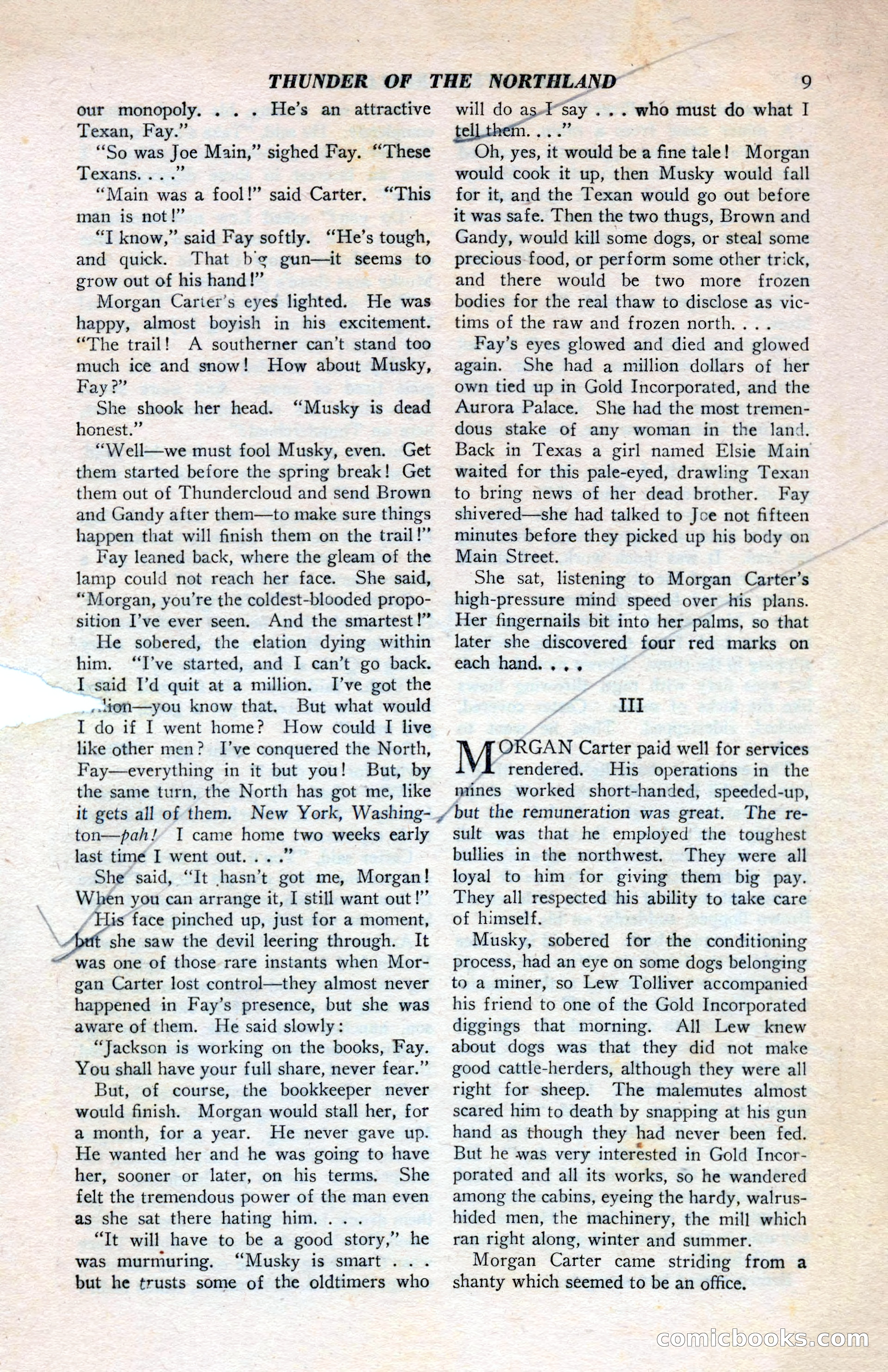 North-West Romances, April 1943 — page 11 of 132