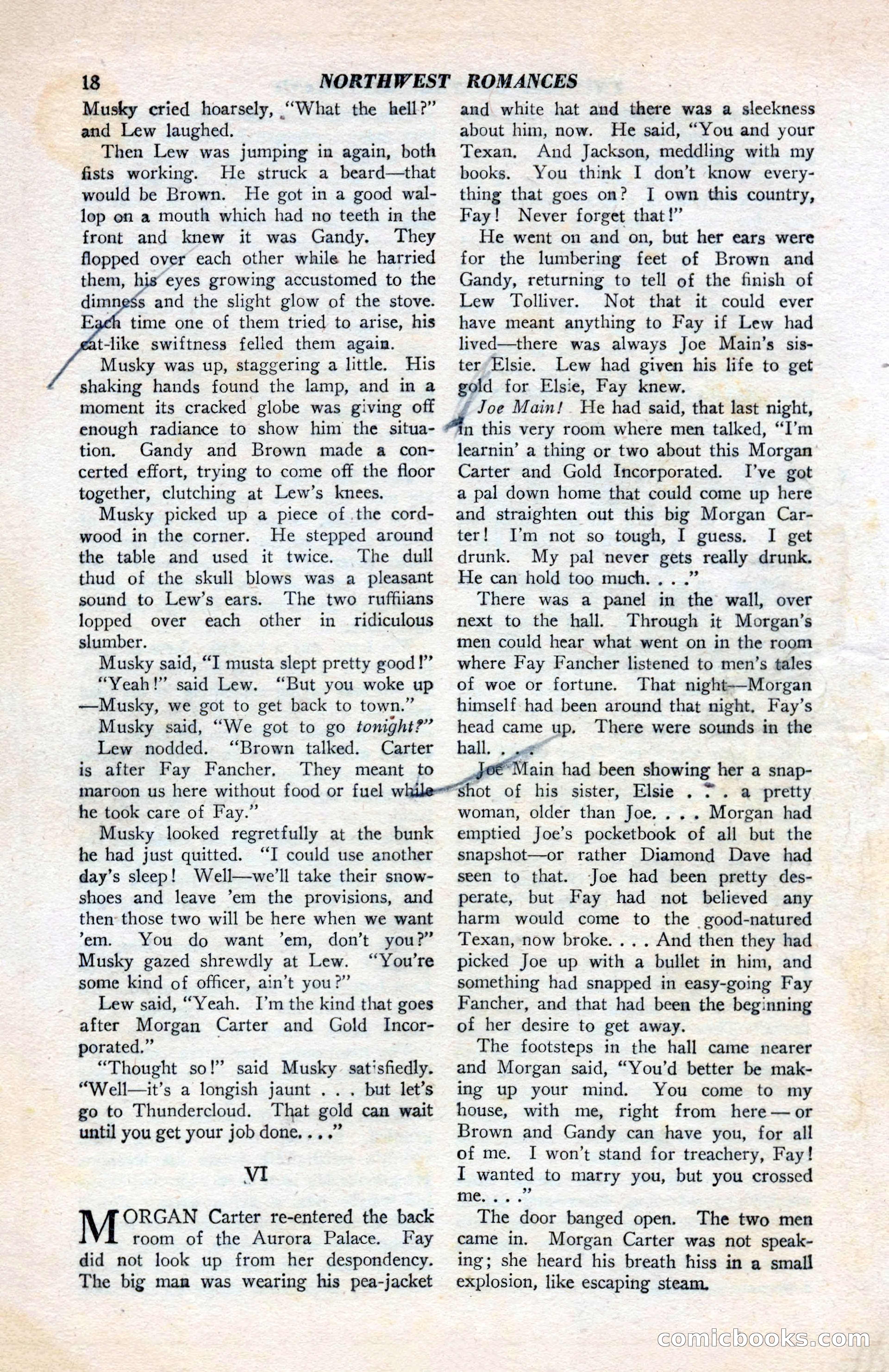 North-West Romances, April 1943 — page 20 of 132