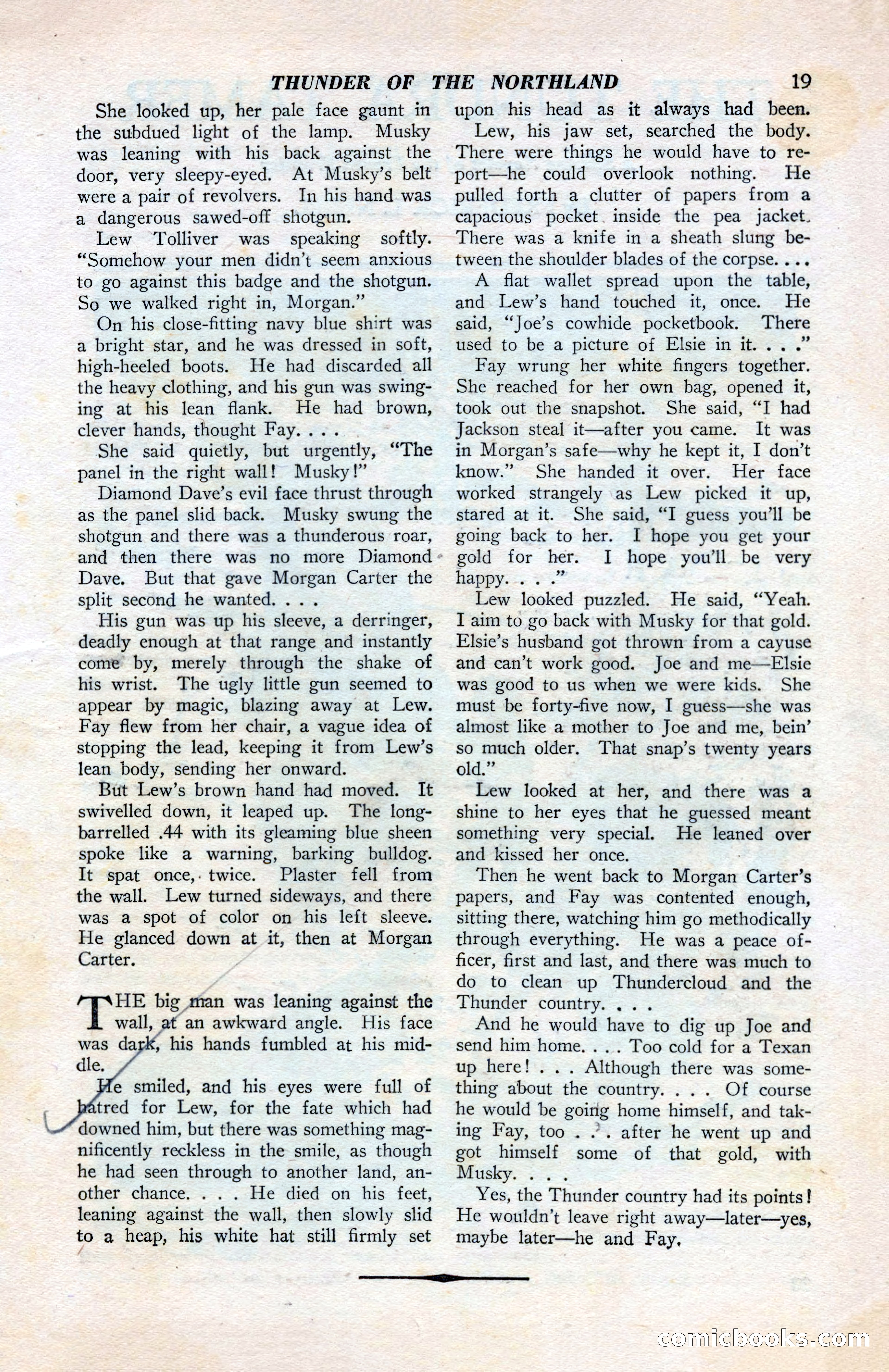 North-West Romances, April 1943 — page 21 of 132