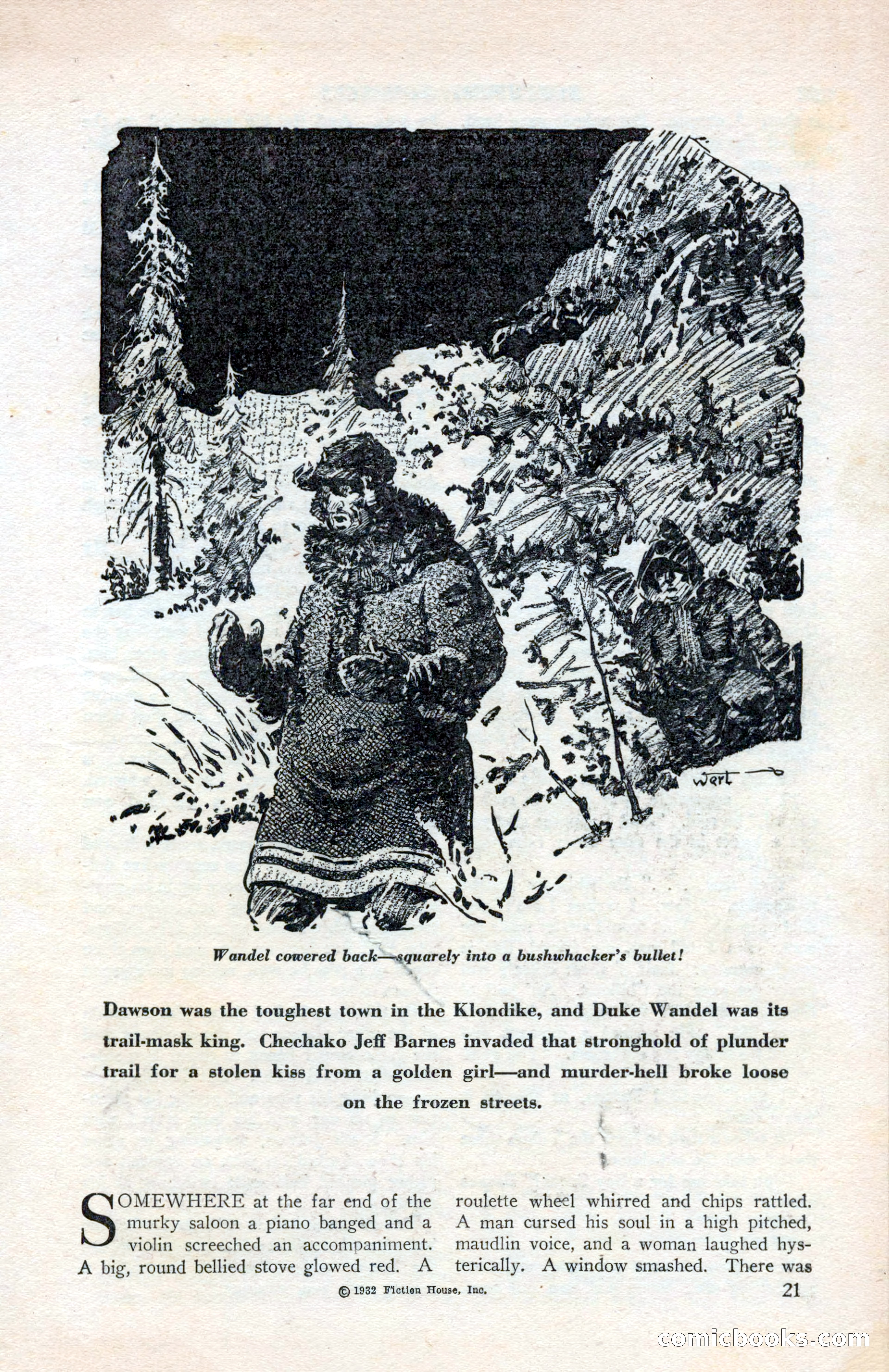 North-West Romances, April 1943 — page 23 of 132