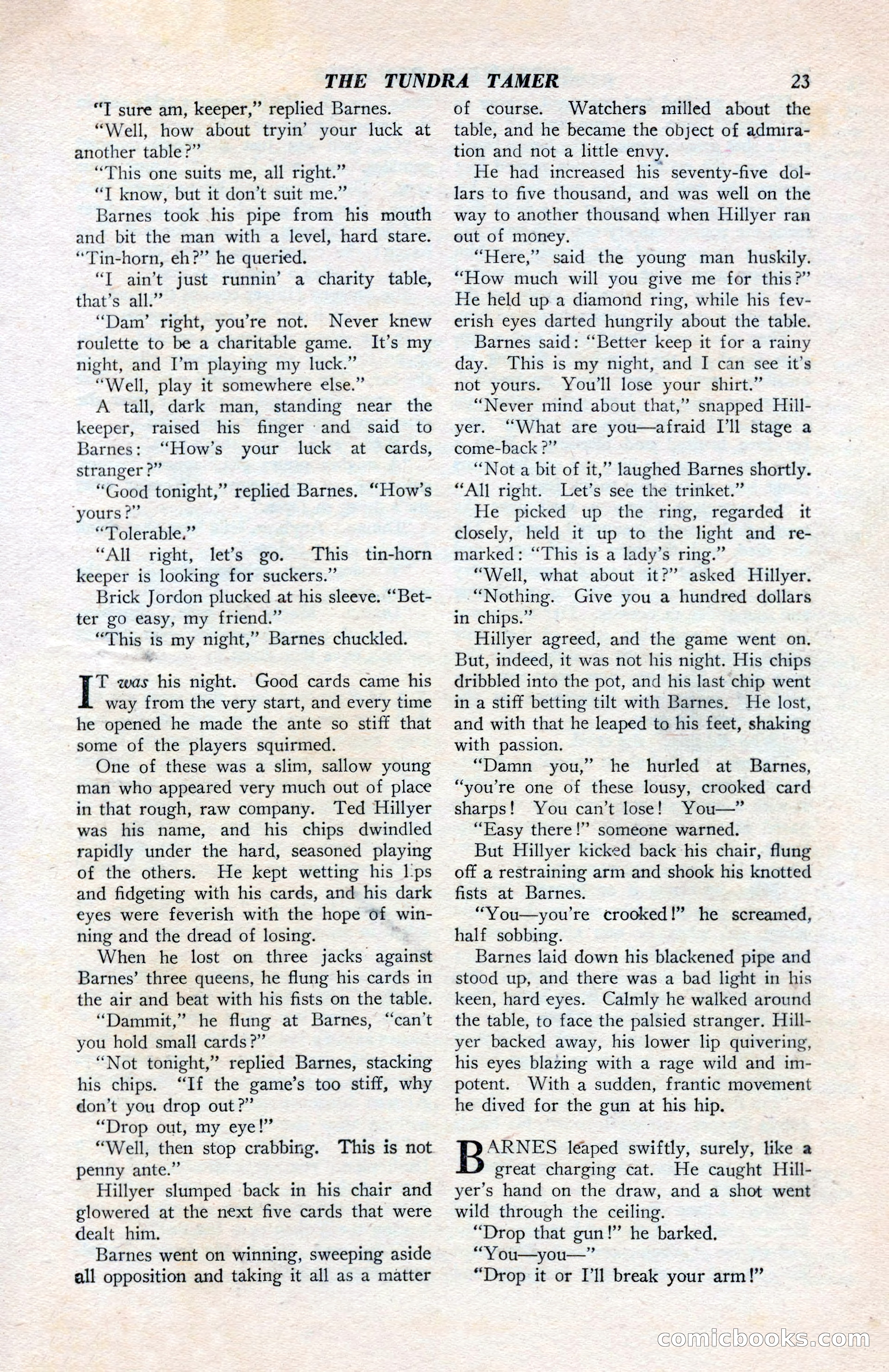 North-West Romances, April 1943 — page 25 of 132