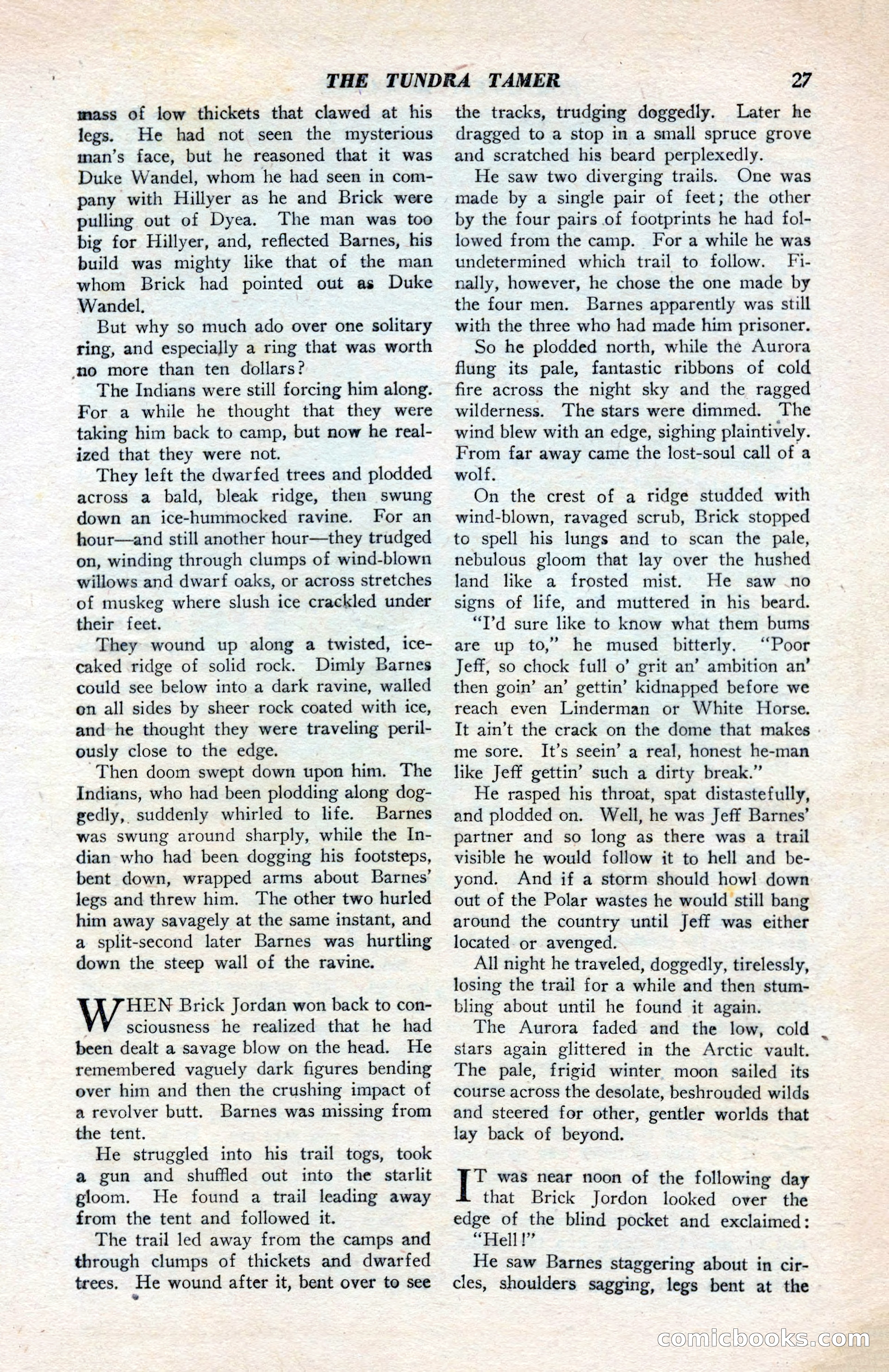 North-West Romances, April 1943 — page 29 of 132