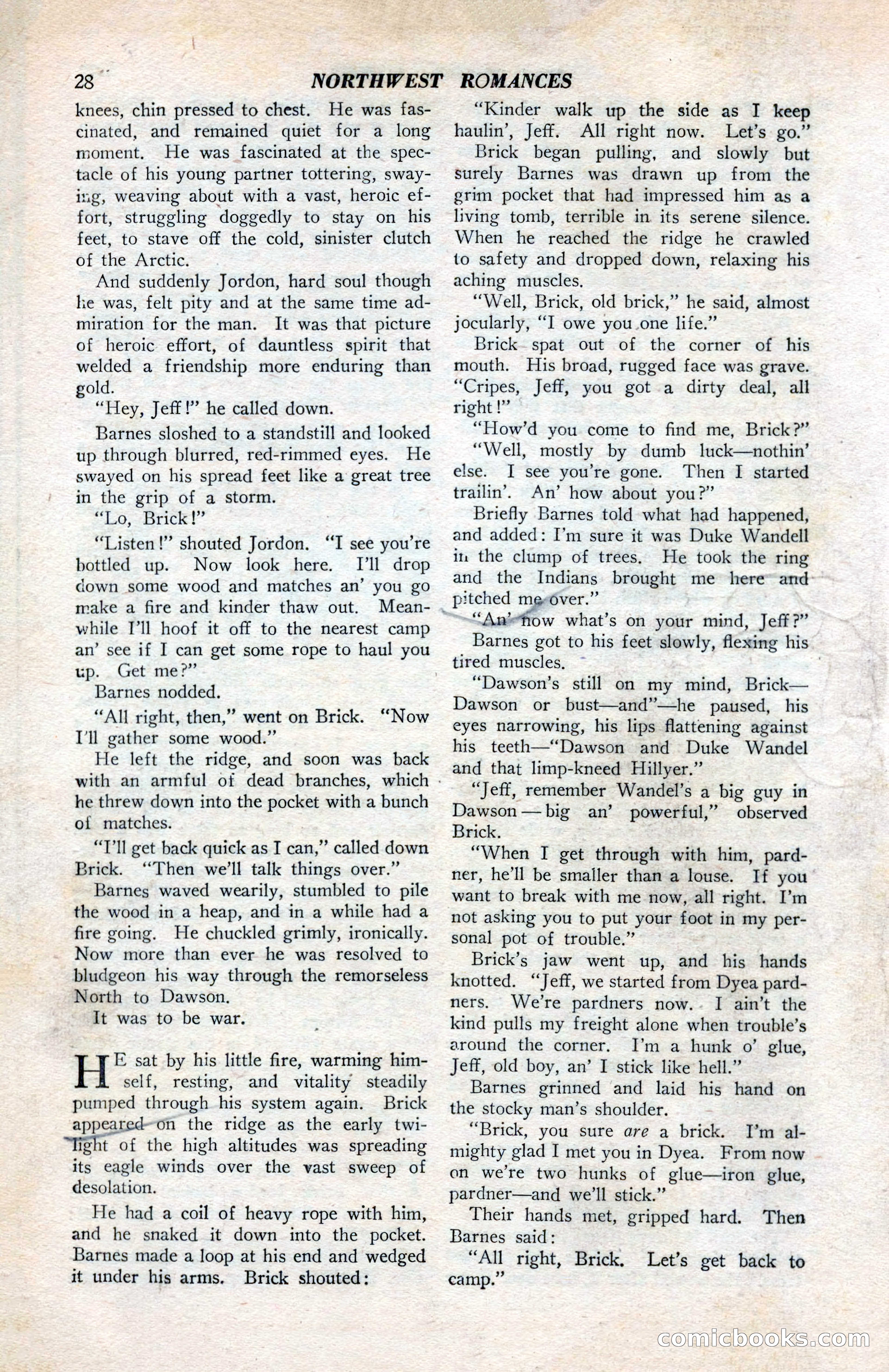 North-West Romances, April 1943 — page 30 of 132