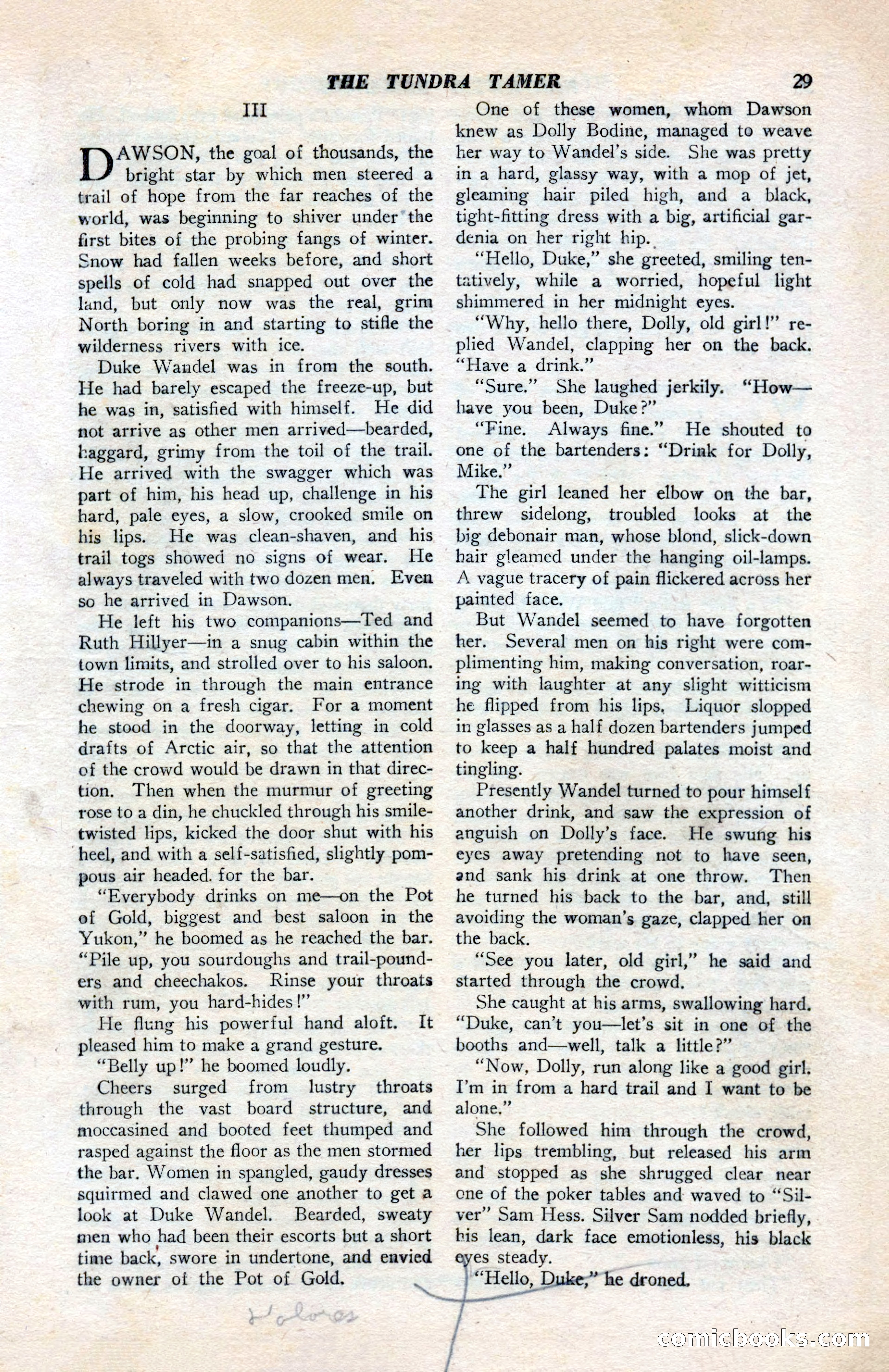 North-West Romances, April 1943 — page 31 of 132