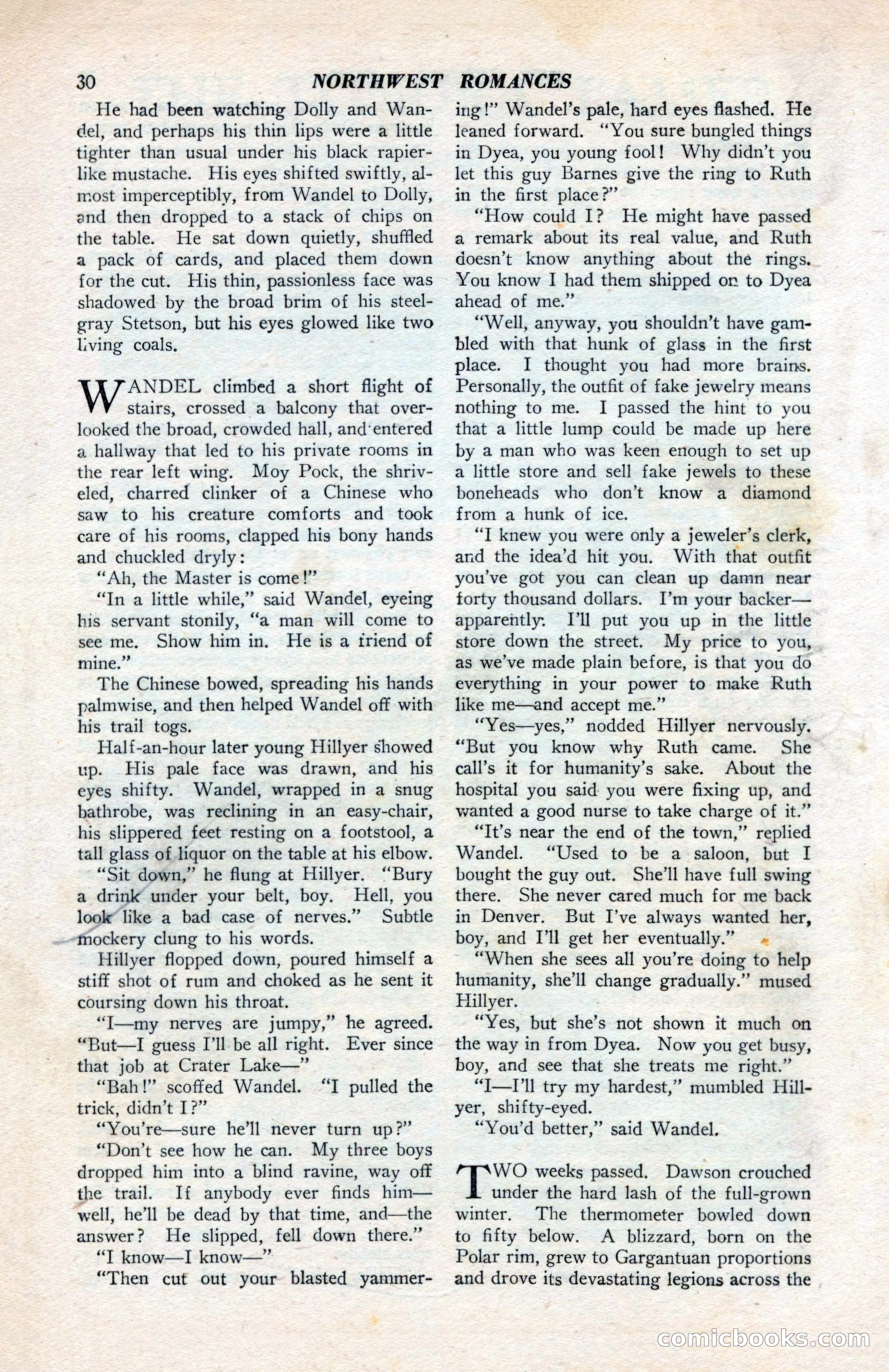 North-West Romances, April 1943 — page 32 of 132