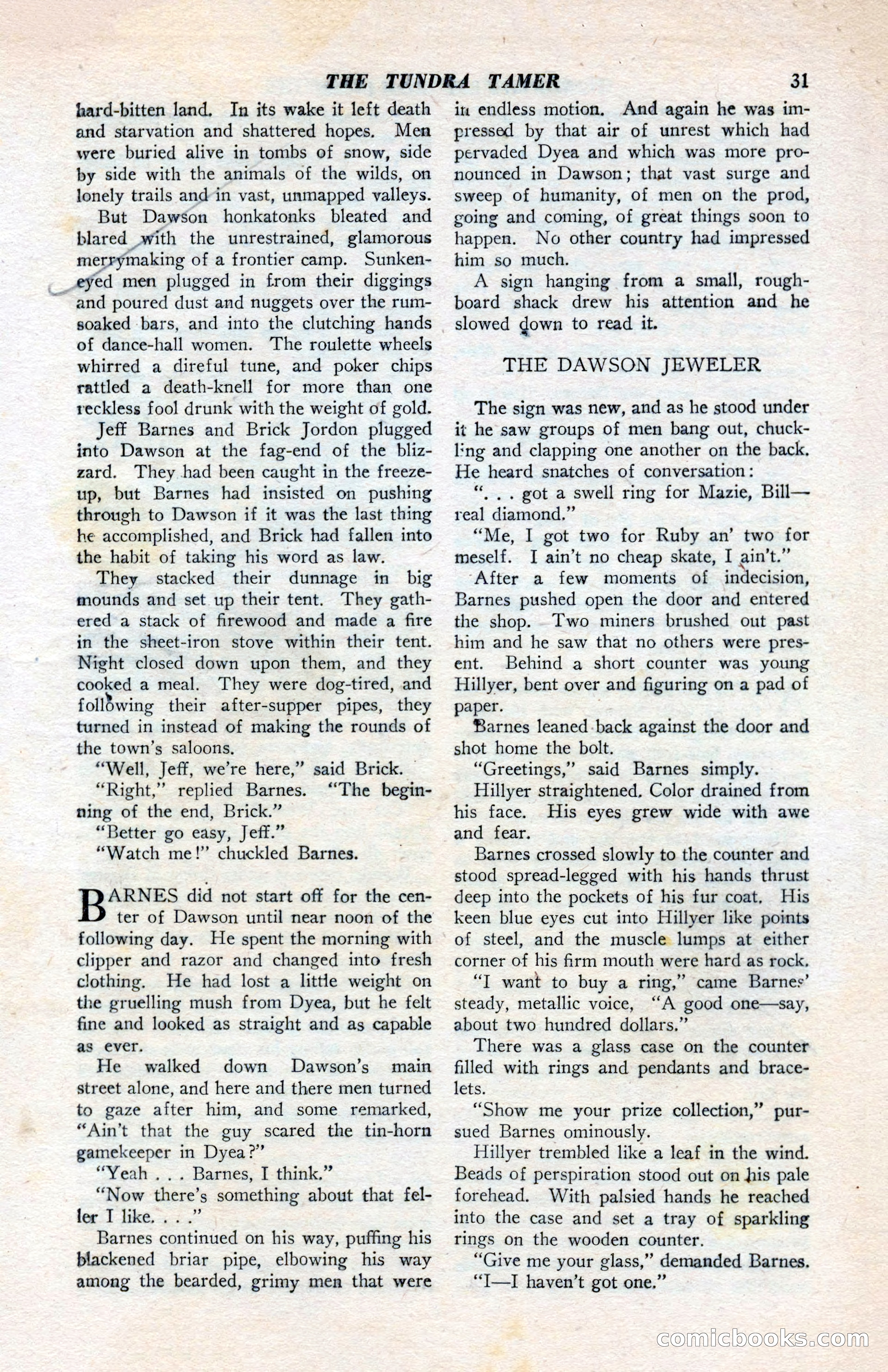 North-West Romances, April 1943 — page 33 of 132