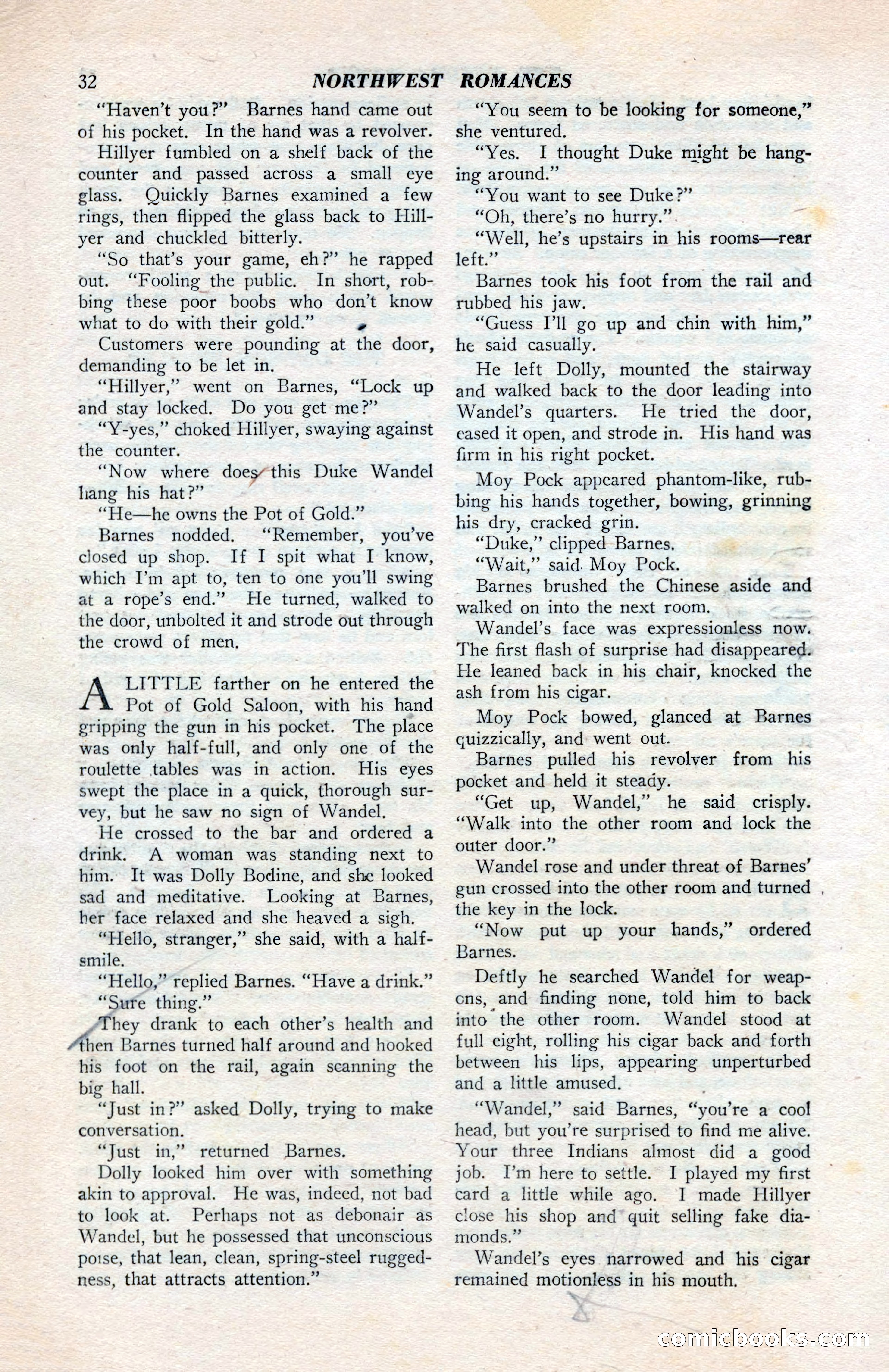 North-West Romances, April 1943 — page 34 of 132