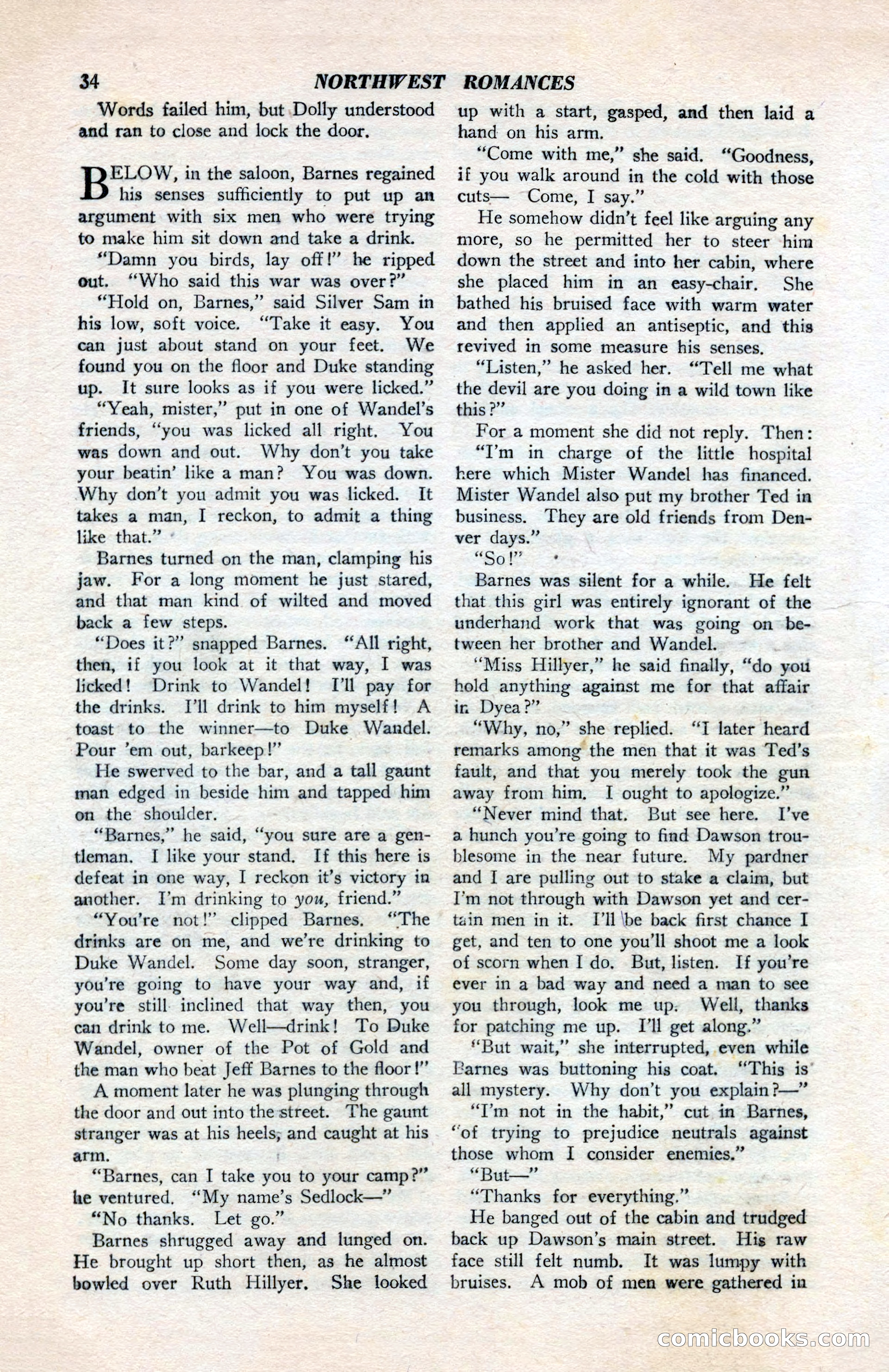 North-West Romances, April 1943 — page 36 of 132