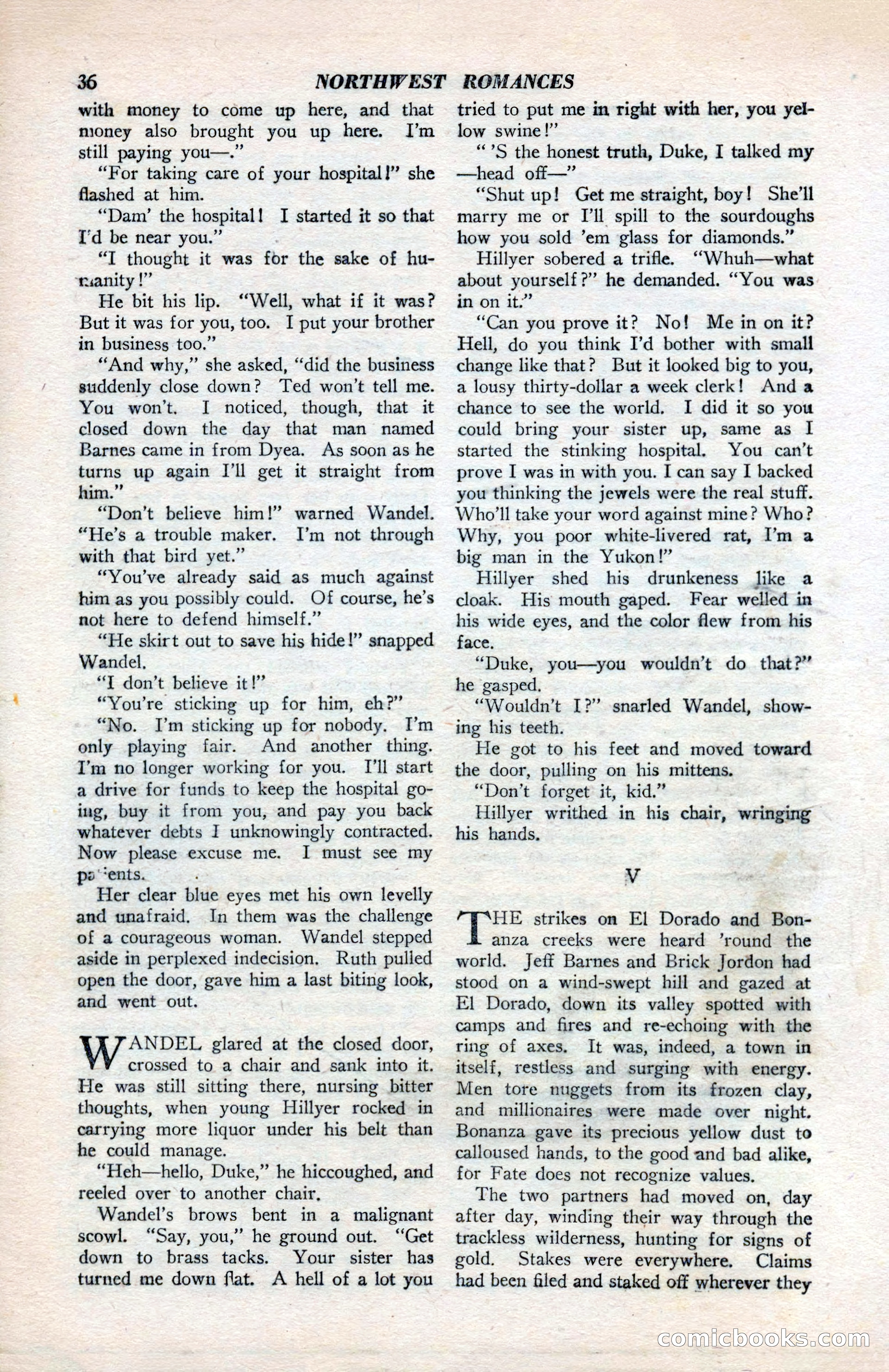 North-West Romances, April 1943 — page 38 of 132