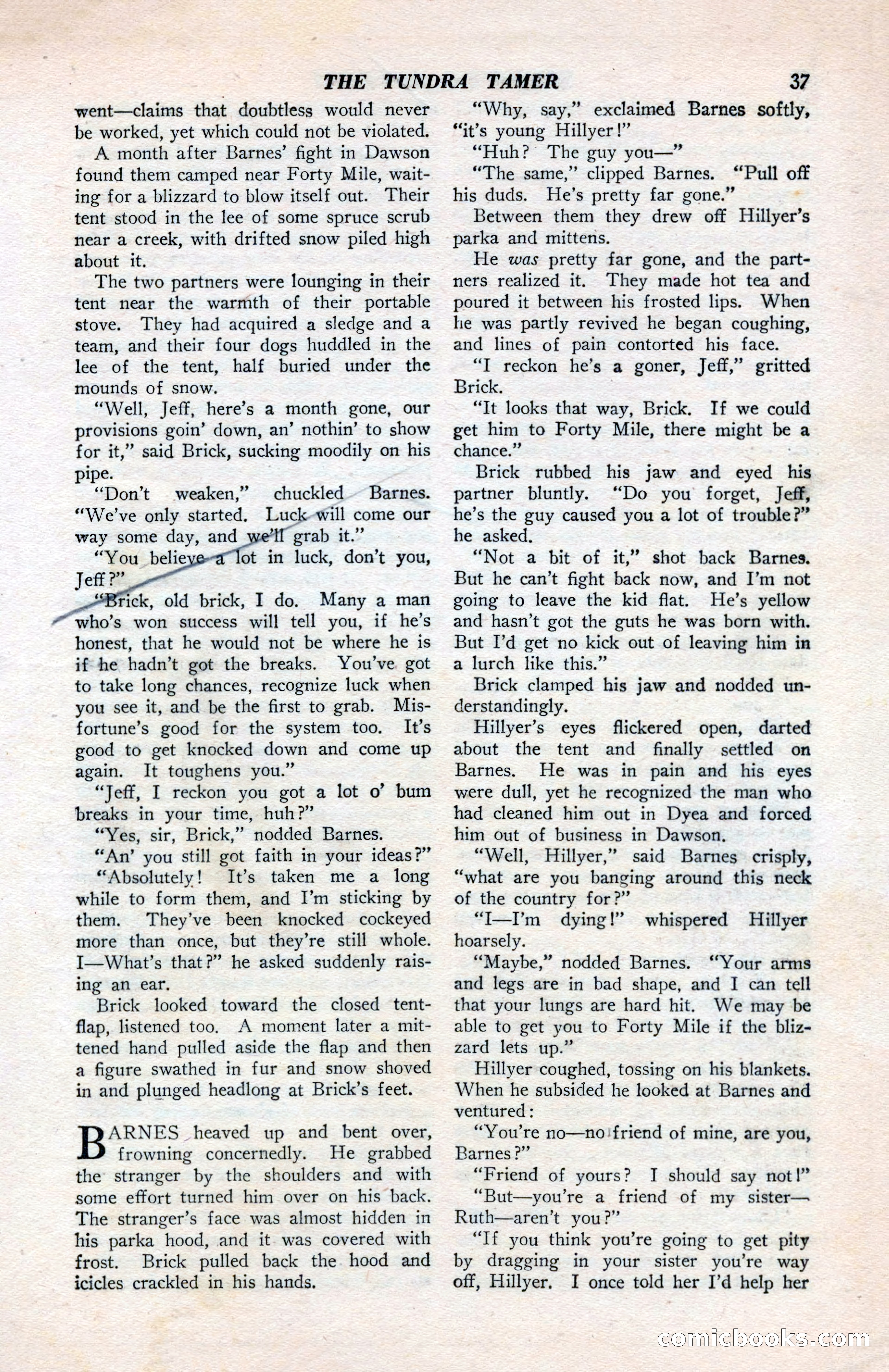 North-West Romances, April 1943 — page 39 of 132