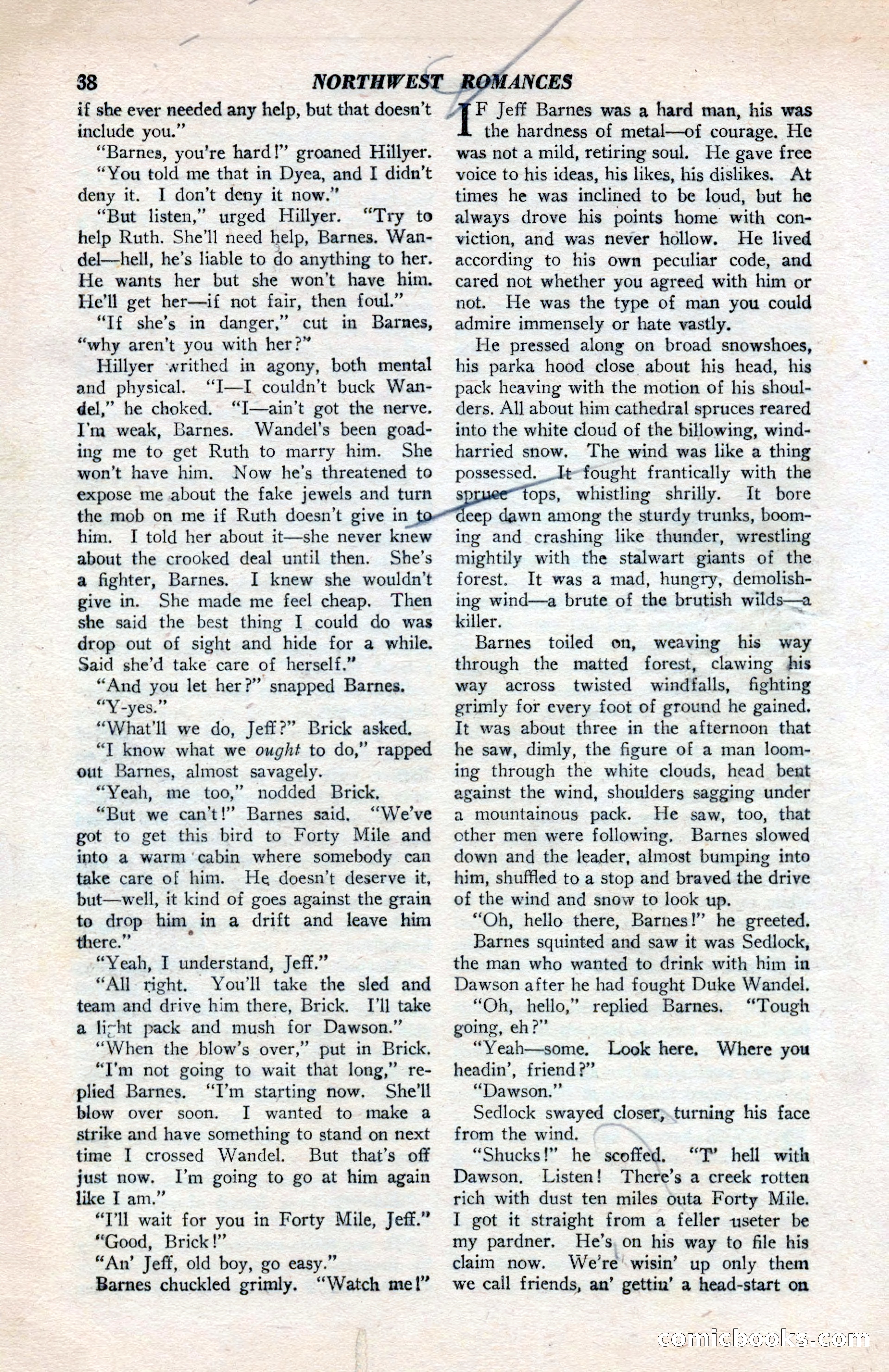 North-West Romances, April 1943 — page 40 of 132