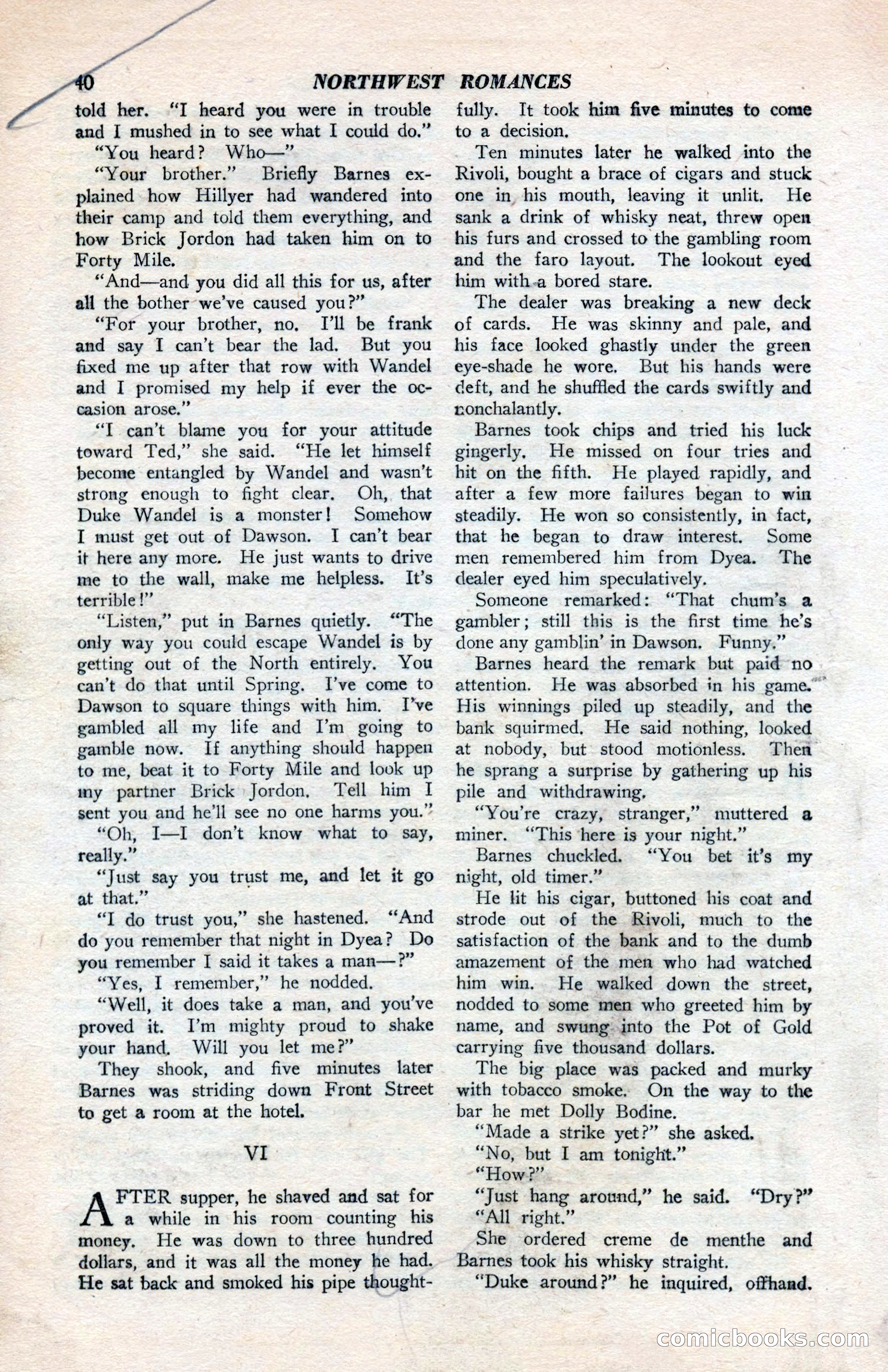 North-West Romances, April 1943 — page 42 of 132
