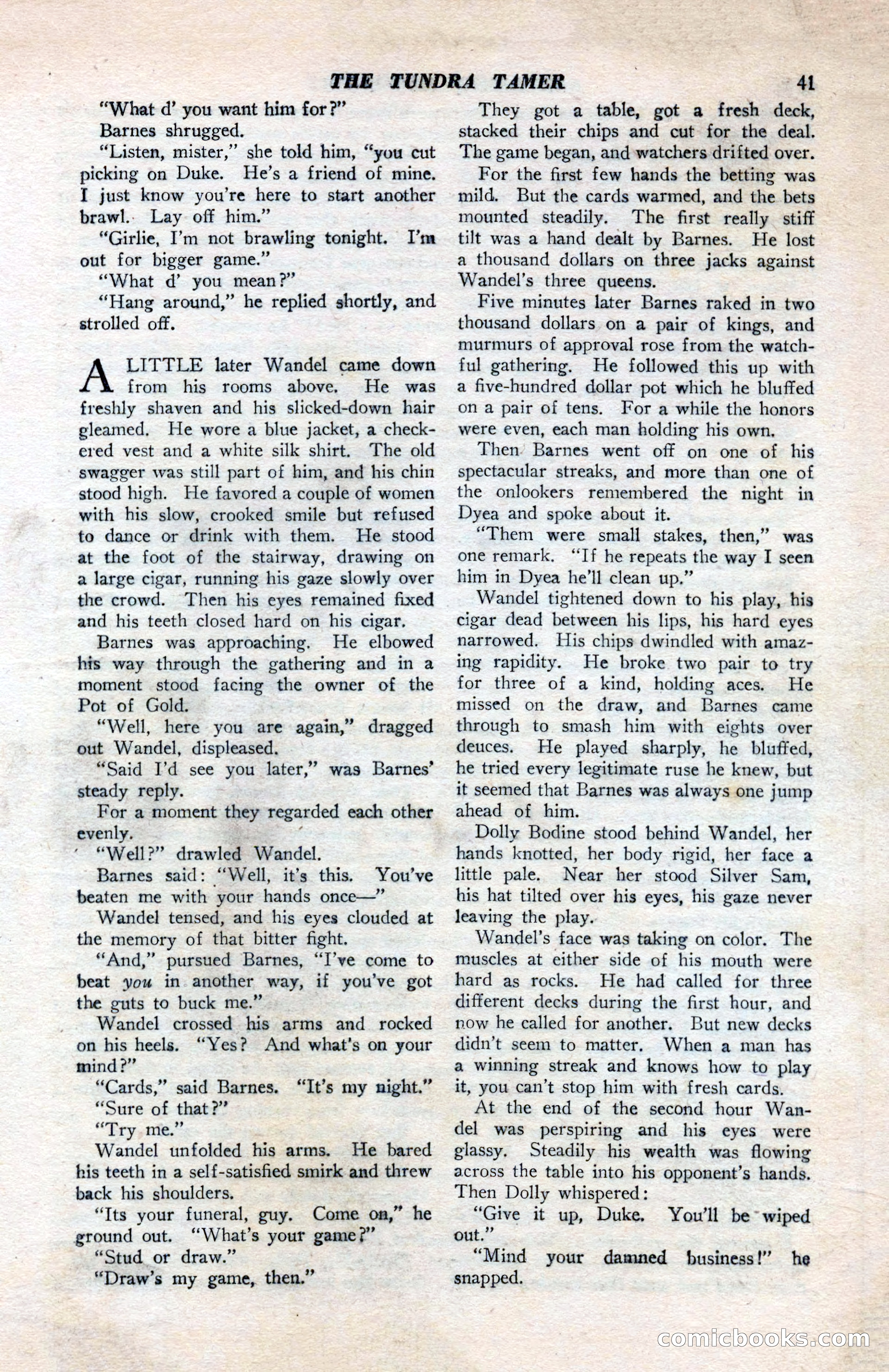 North-West Romances, April 1943 — page 43 of 132