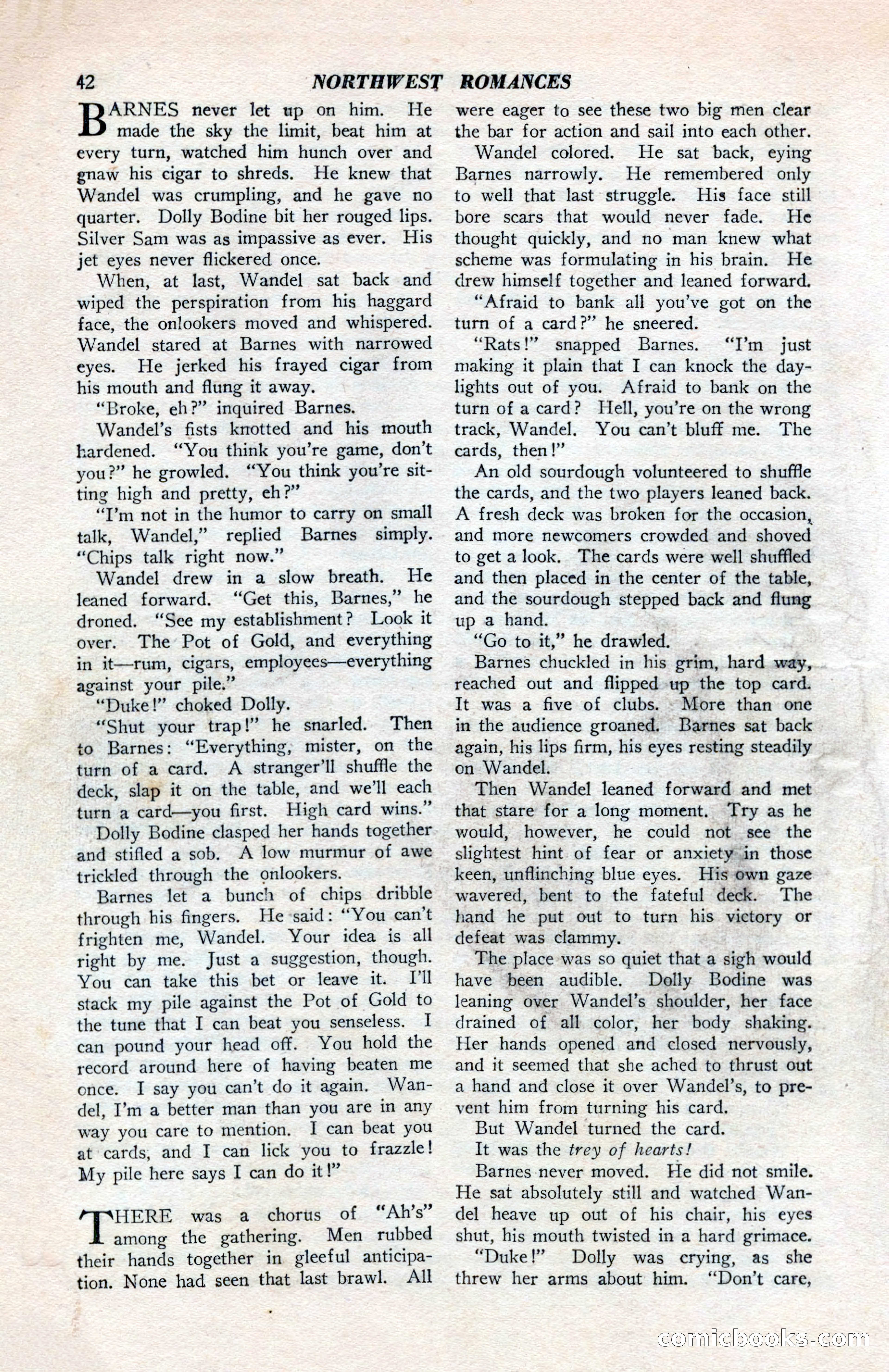 North-West Romances, April 1943 — page 44 of 132