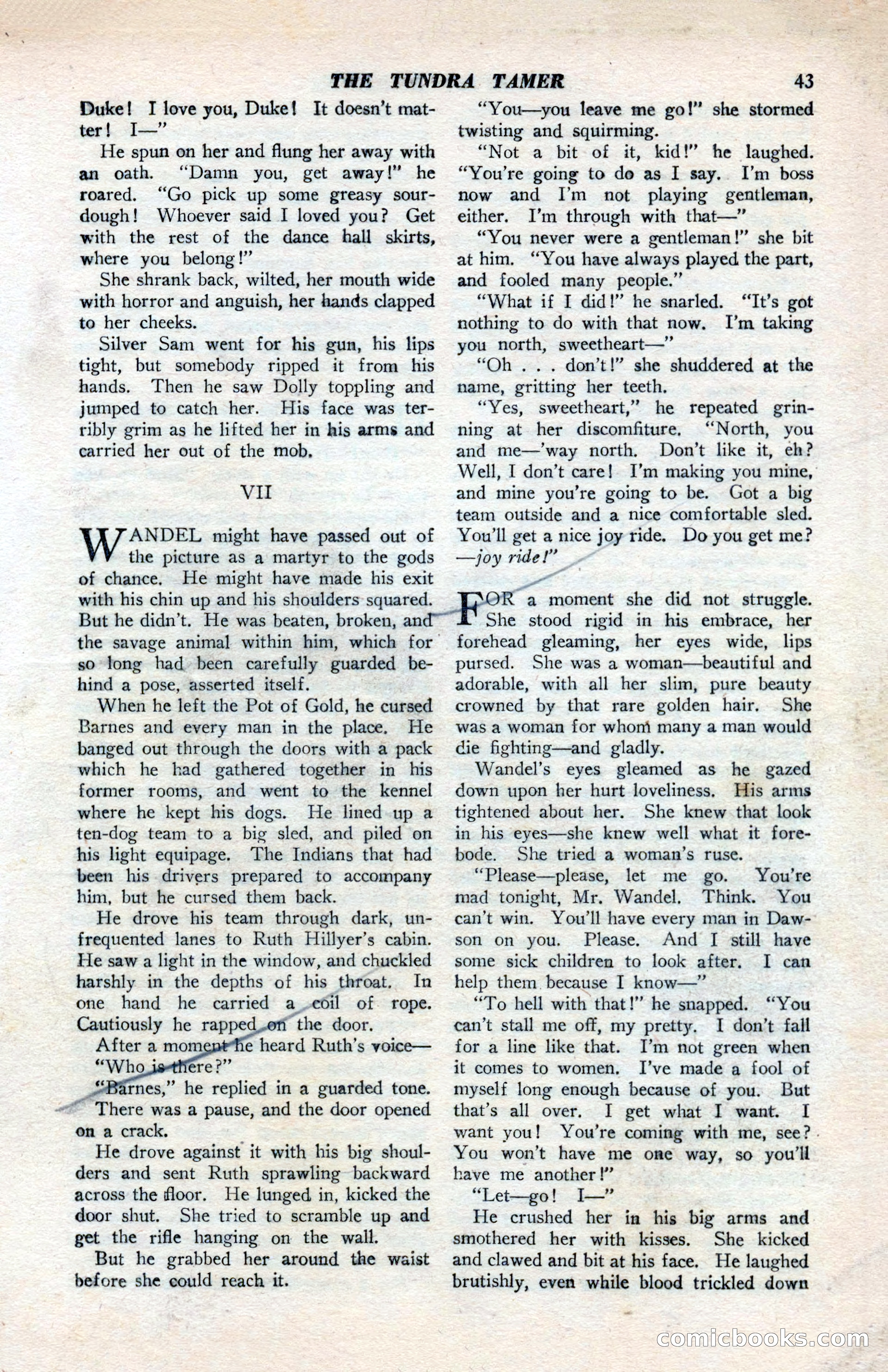 North-West Romances, April 1943 — page 45 of 132