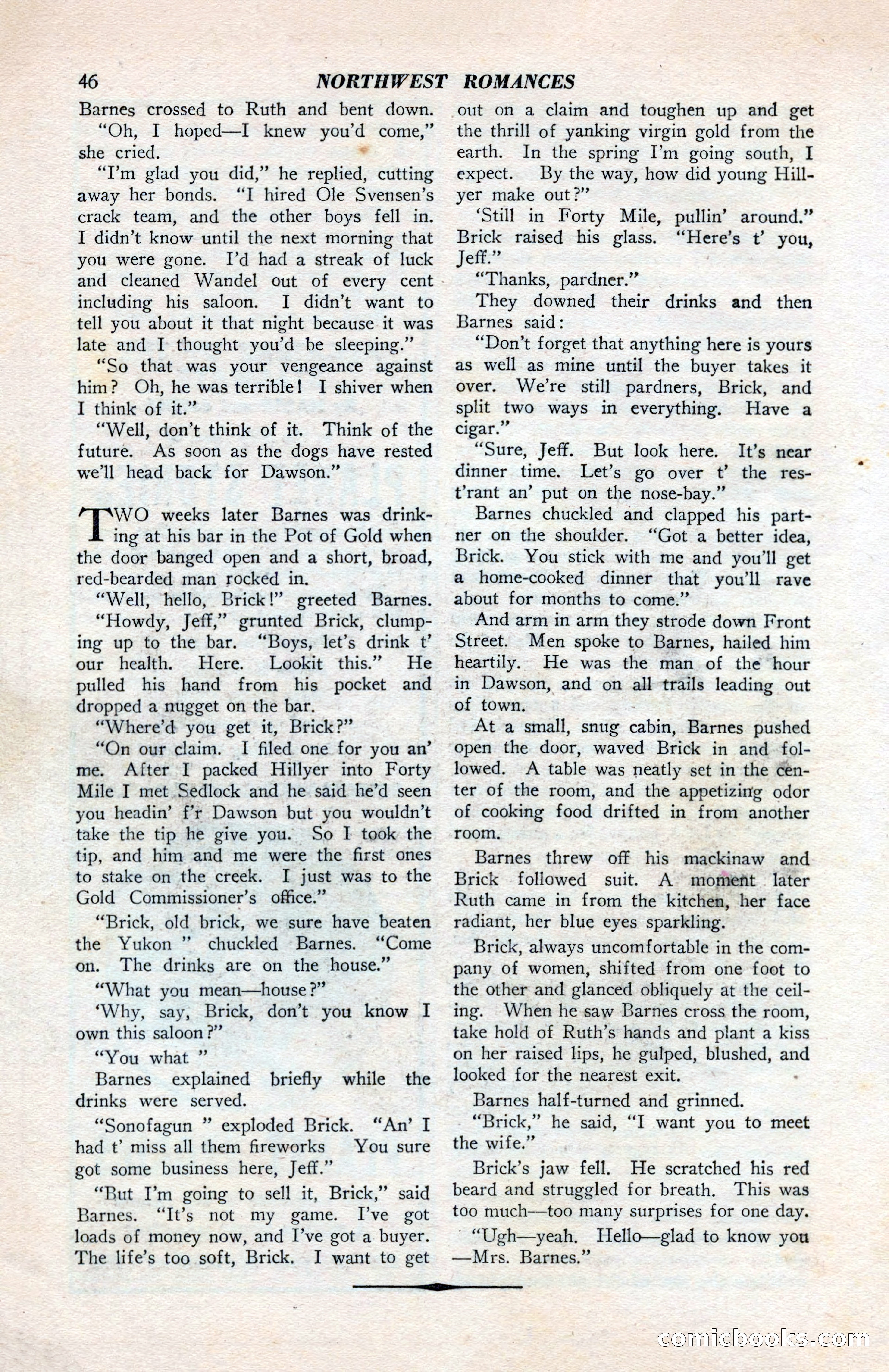 North-West Romances, April 1943 — page 48 of 132