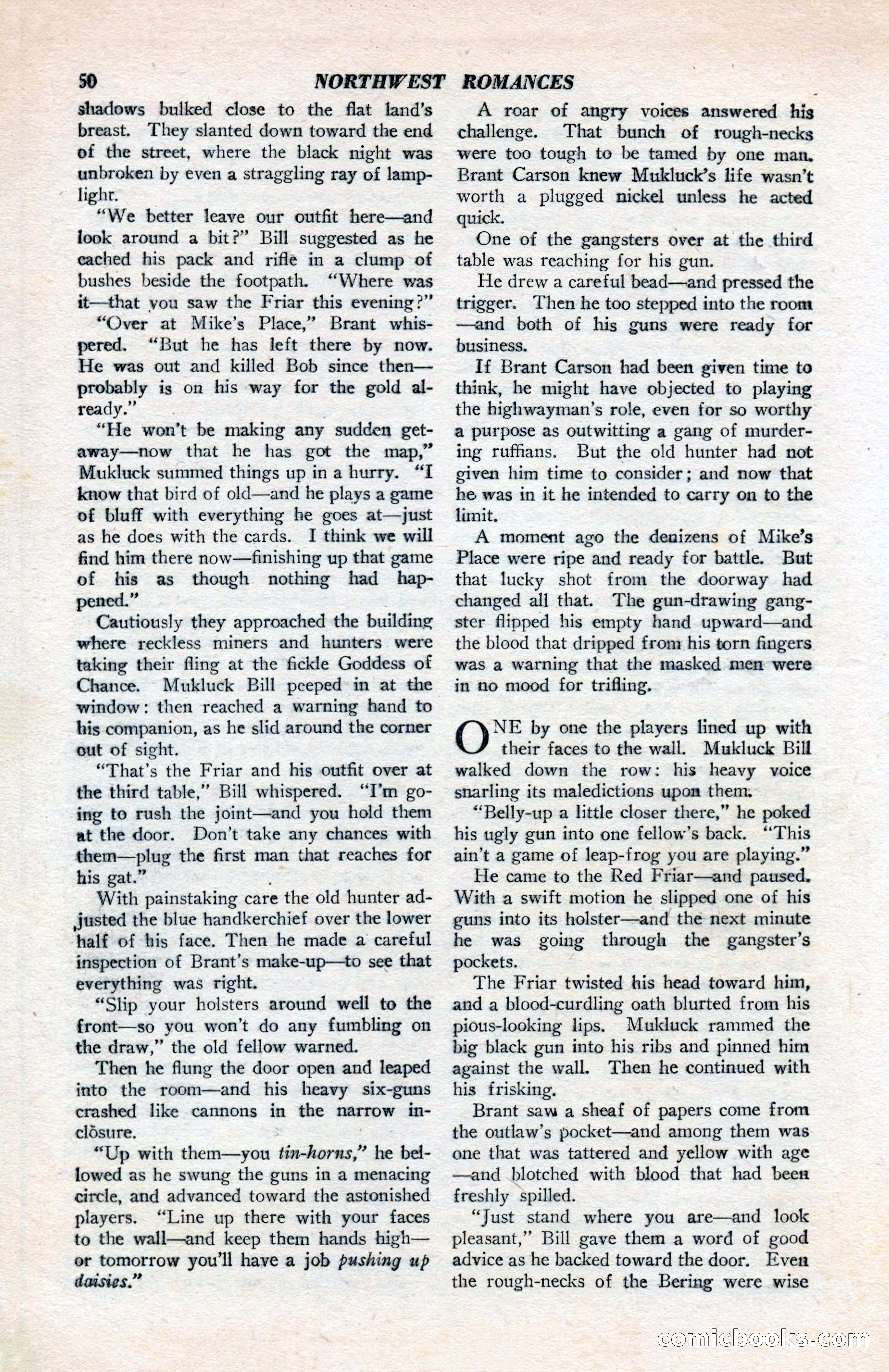 North-West Romances, April 1943 — page 52 of 132