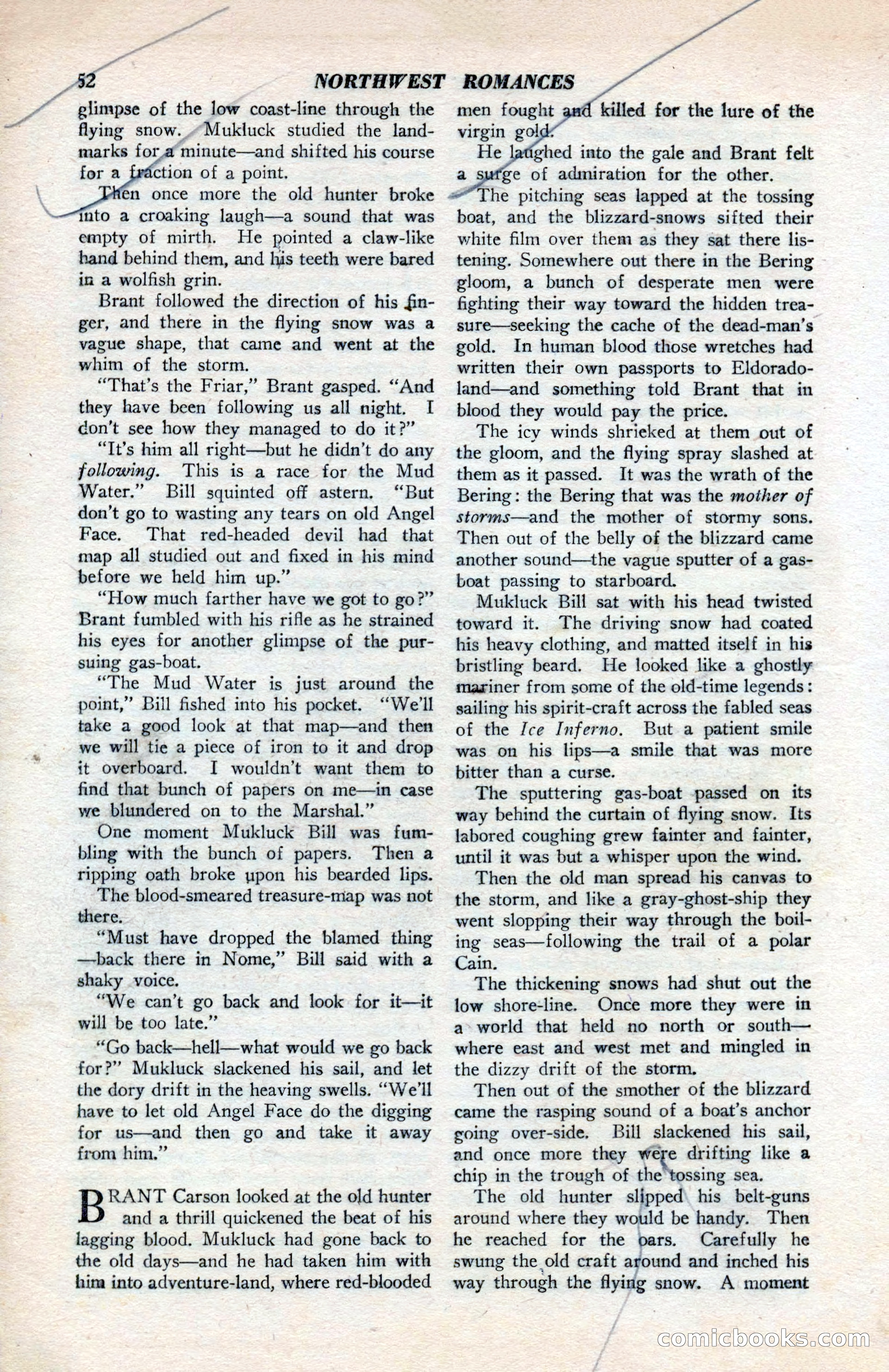 North-West Romances, April 1943 — page 54 of 132