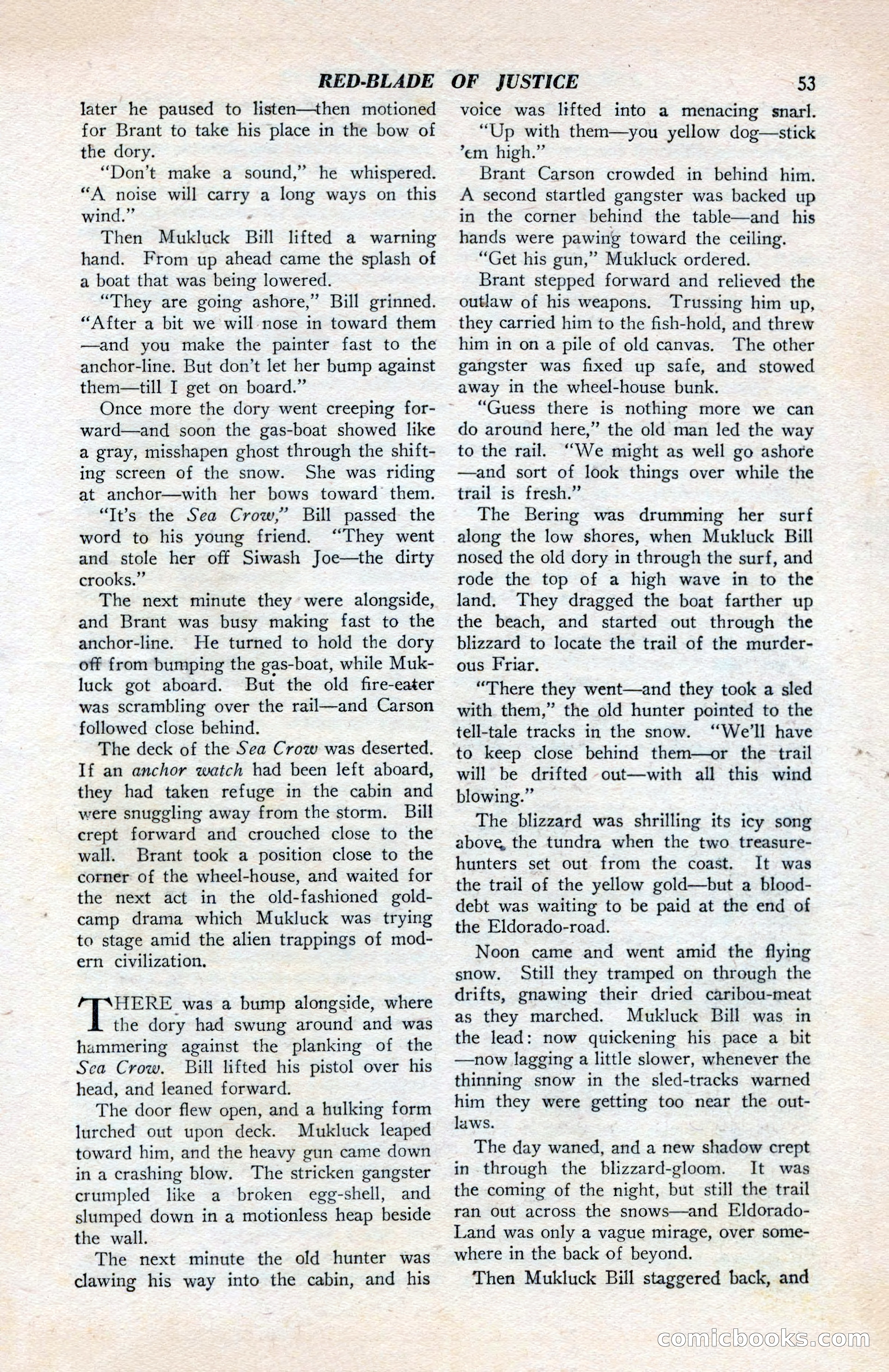 North-West Romances, April 1943 — page 55 of 132