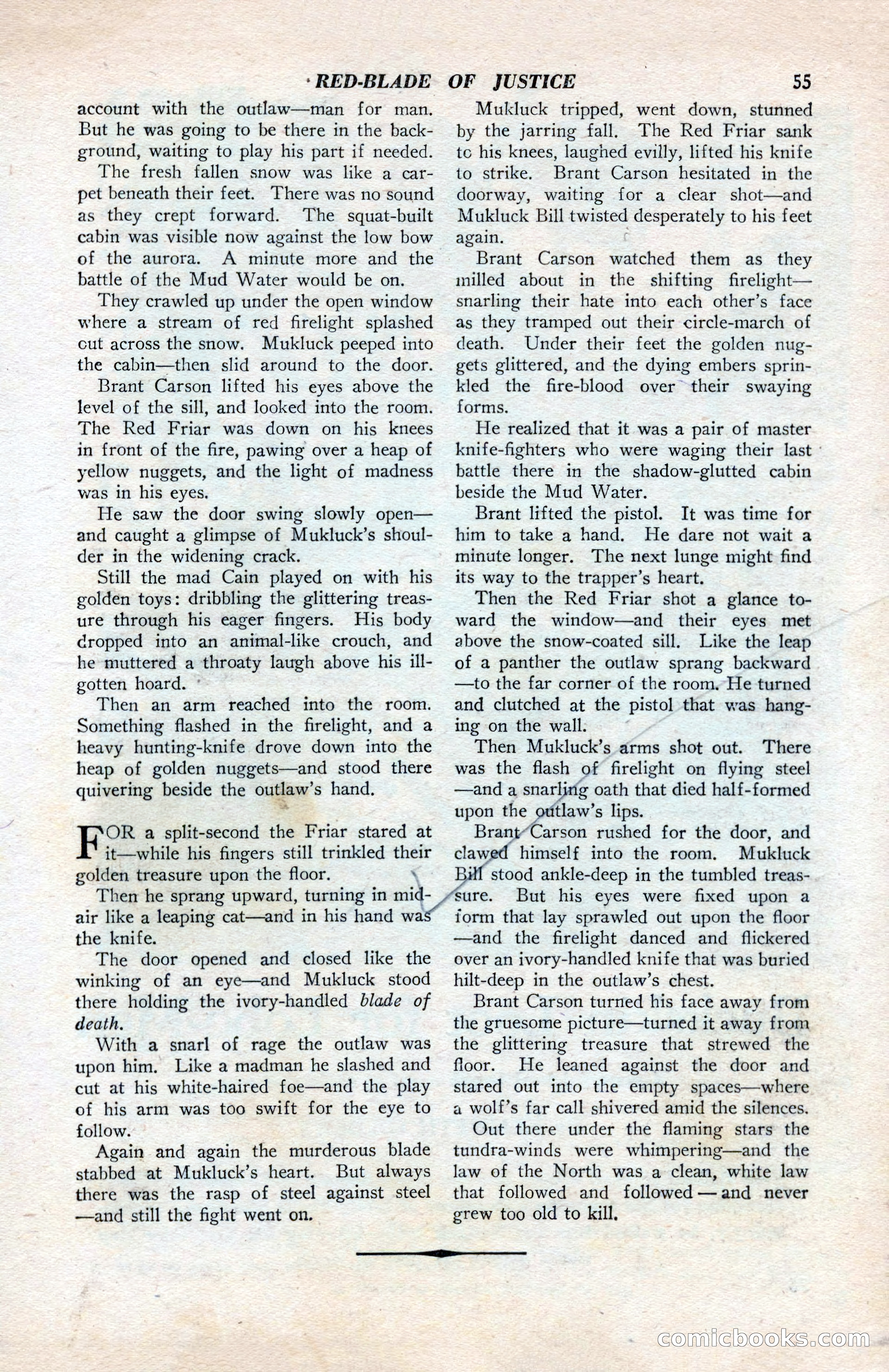 North-West Romances, April 1943 — page 57 of 132