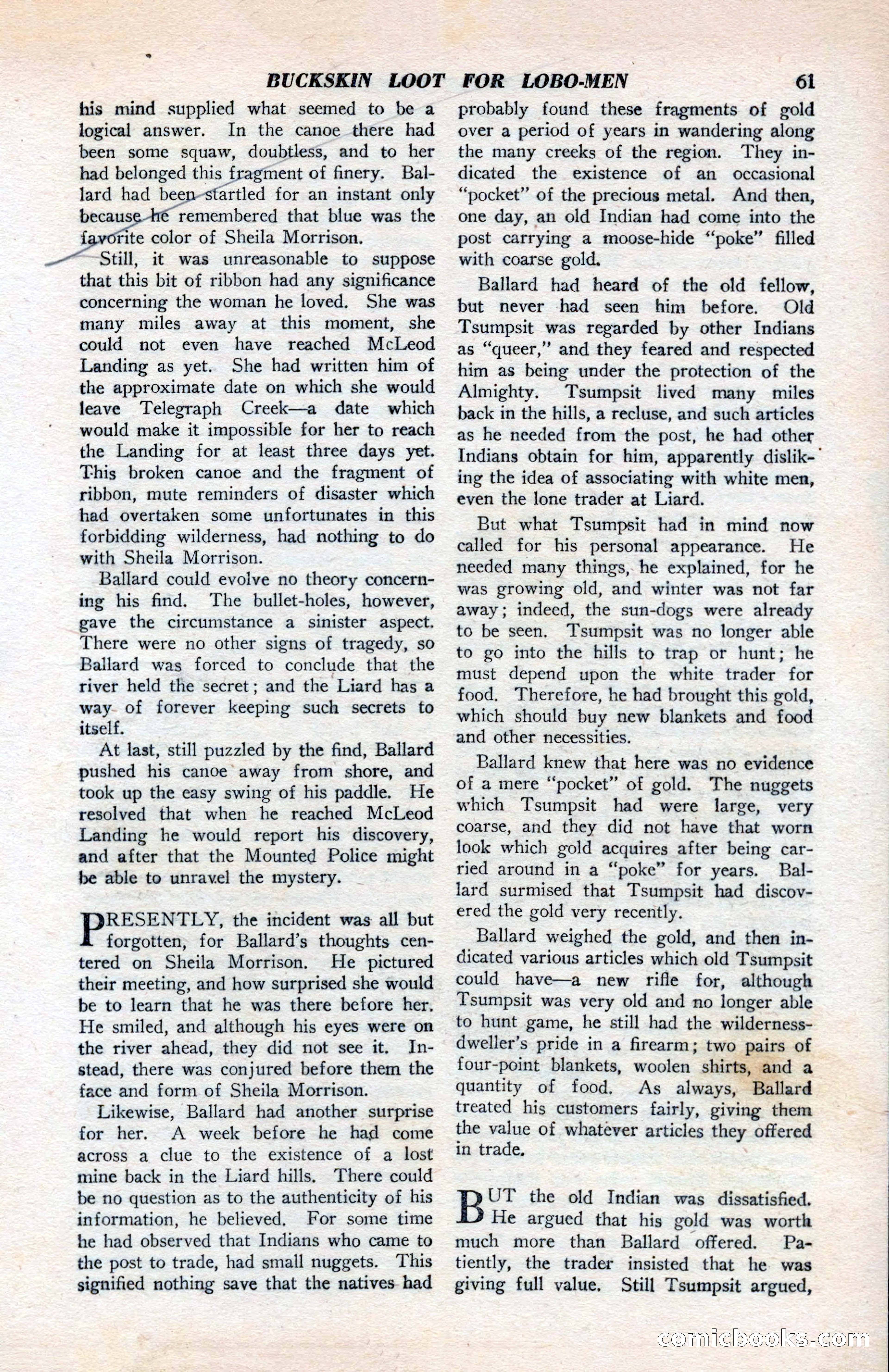 North-West Romances, April 1943 — page 63 of 132