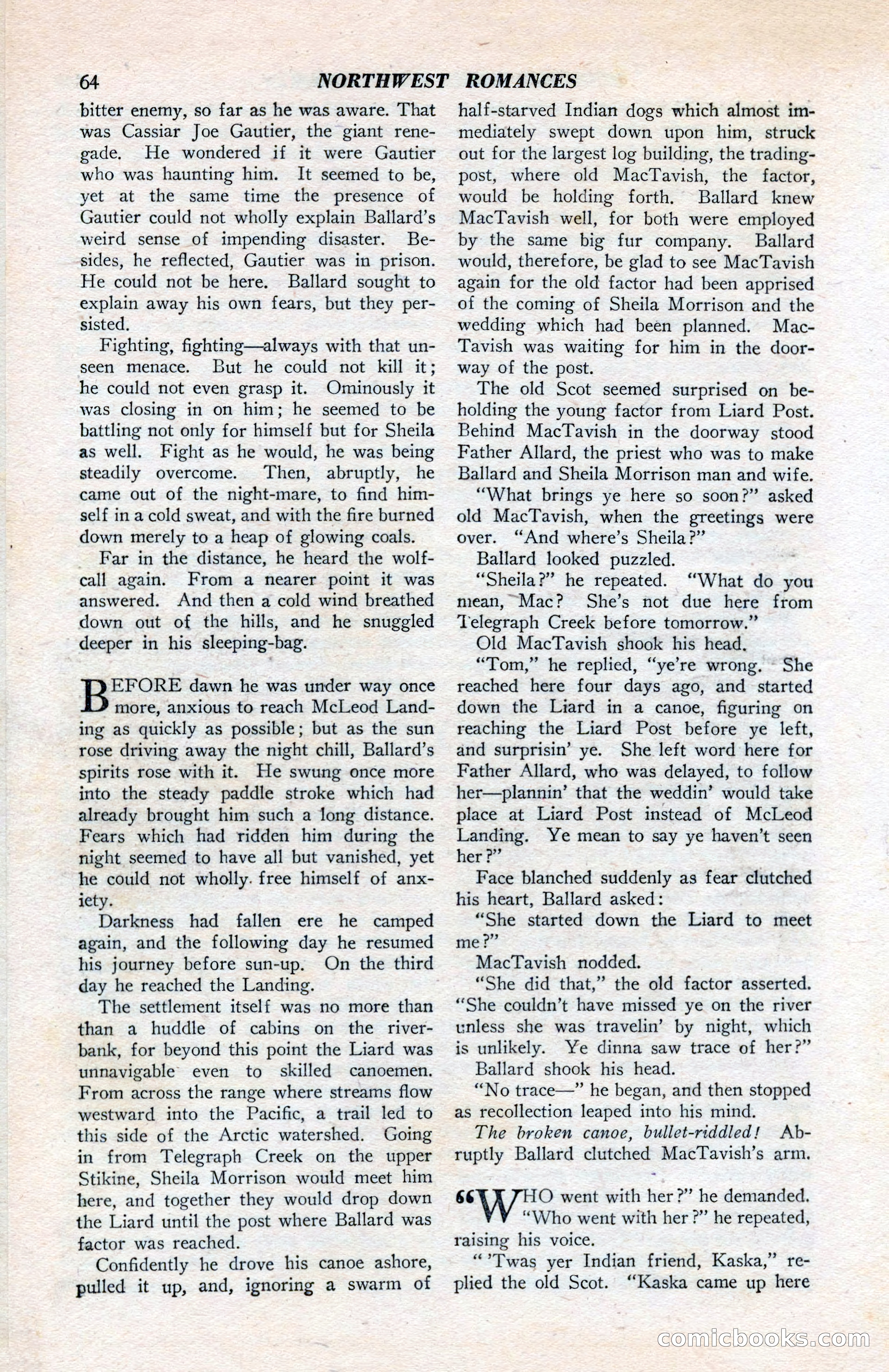 North-West Romances, April 1943 — page 66 of 132