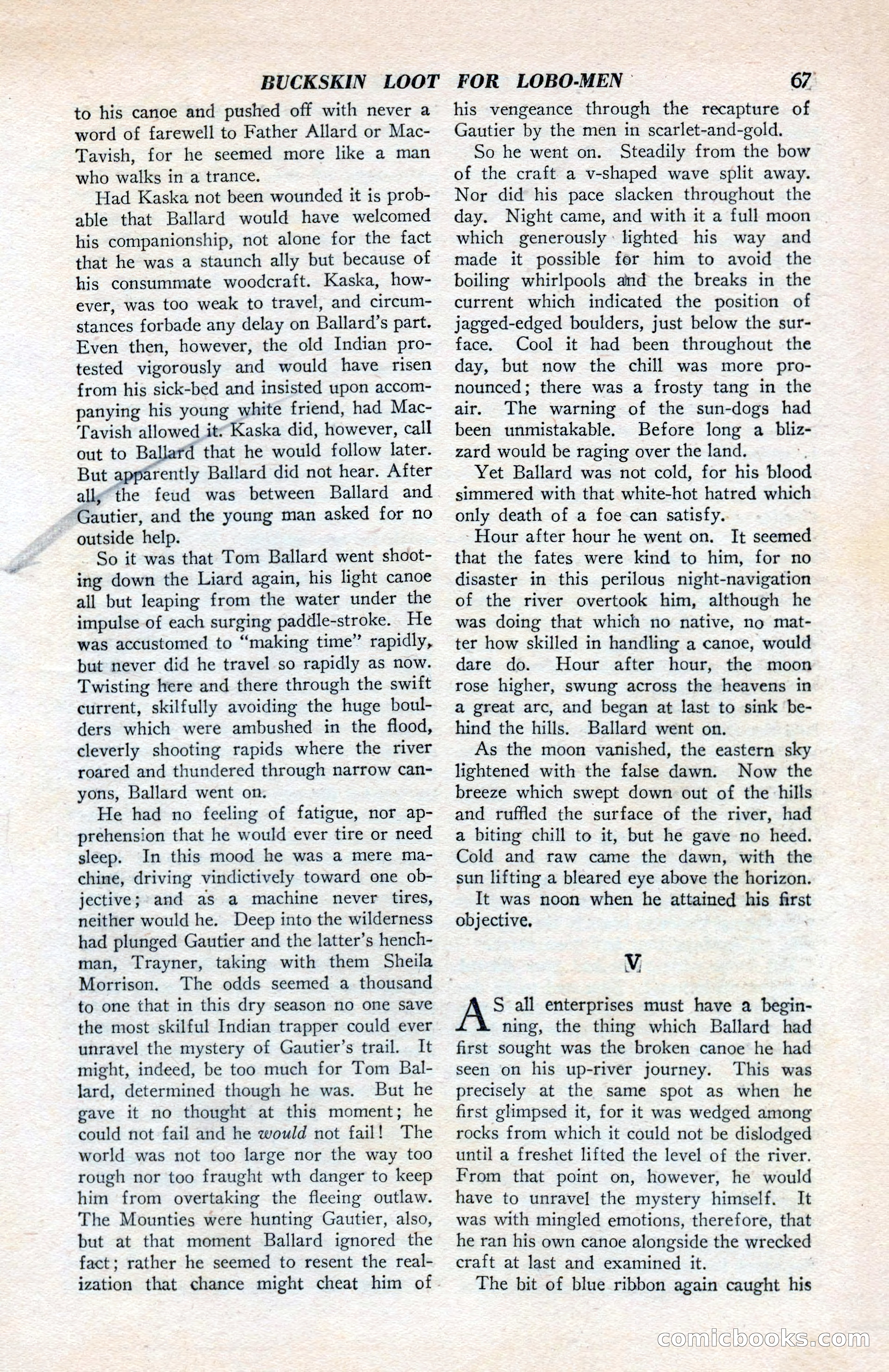 North-West Romances, April 1943 — page 69 of 132