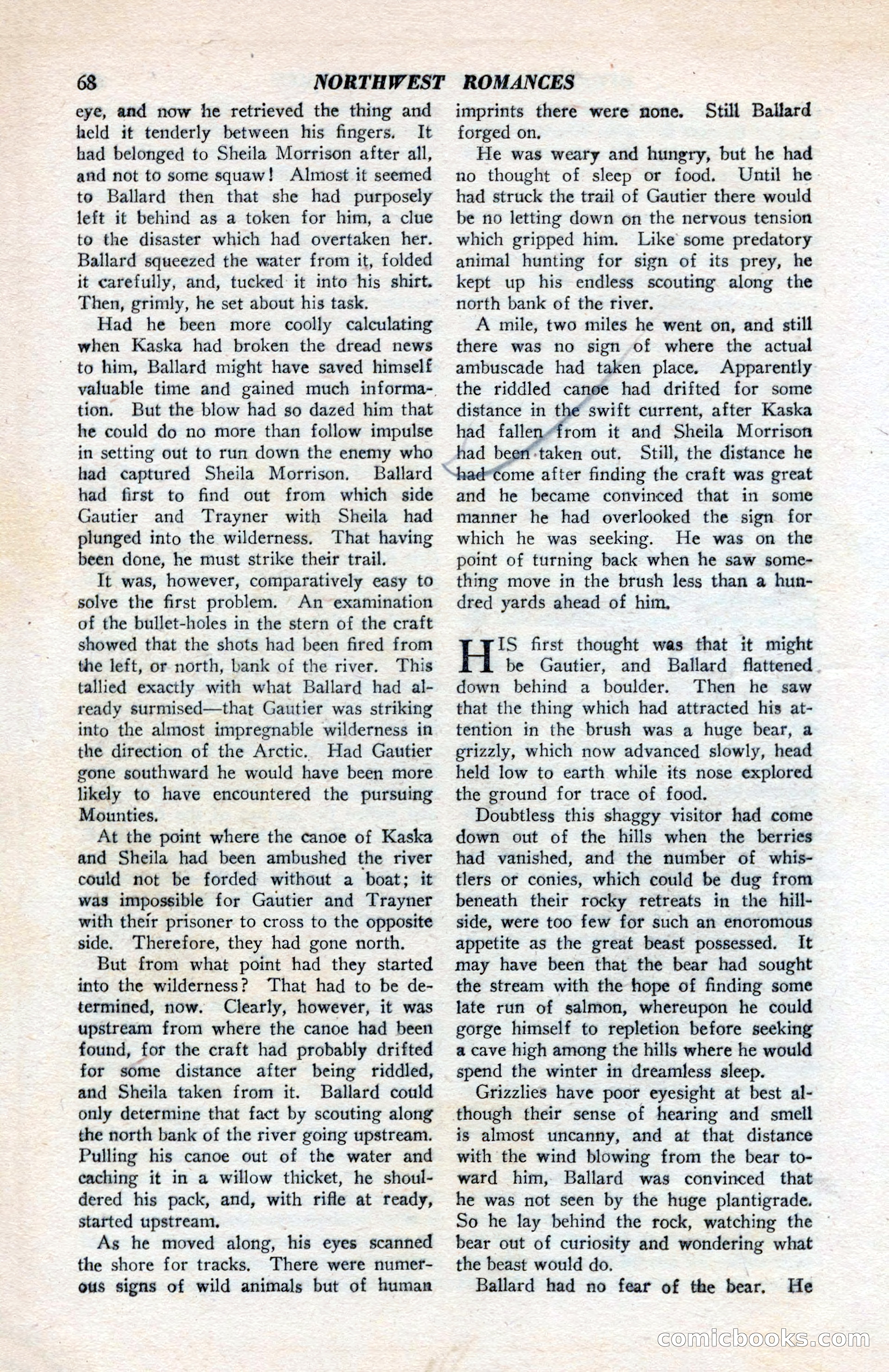 North-West Romances, April 1943 — page 70 of 132