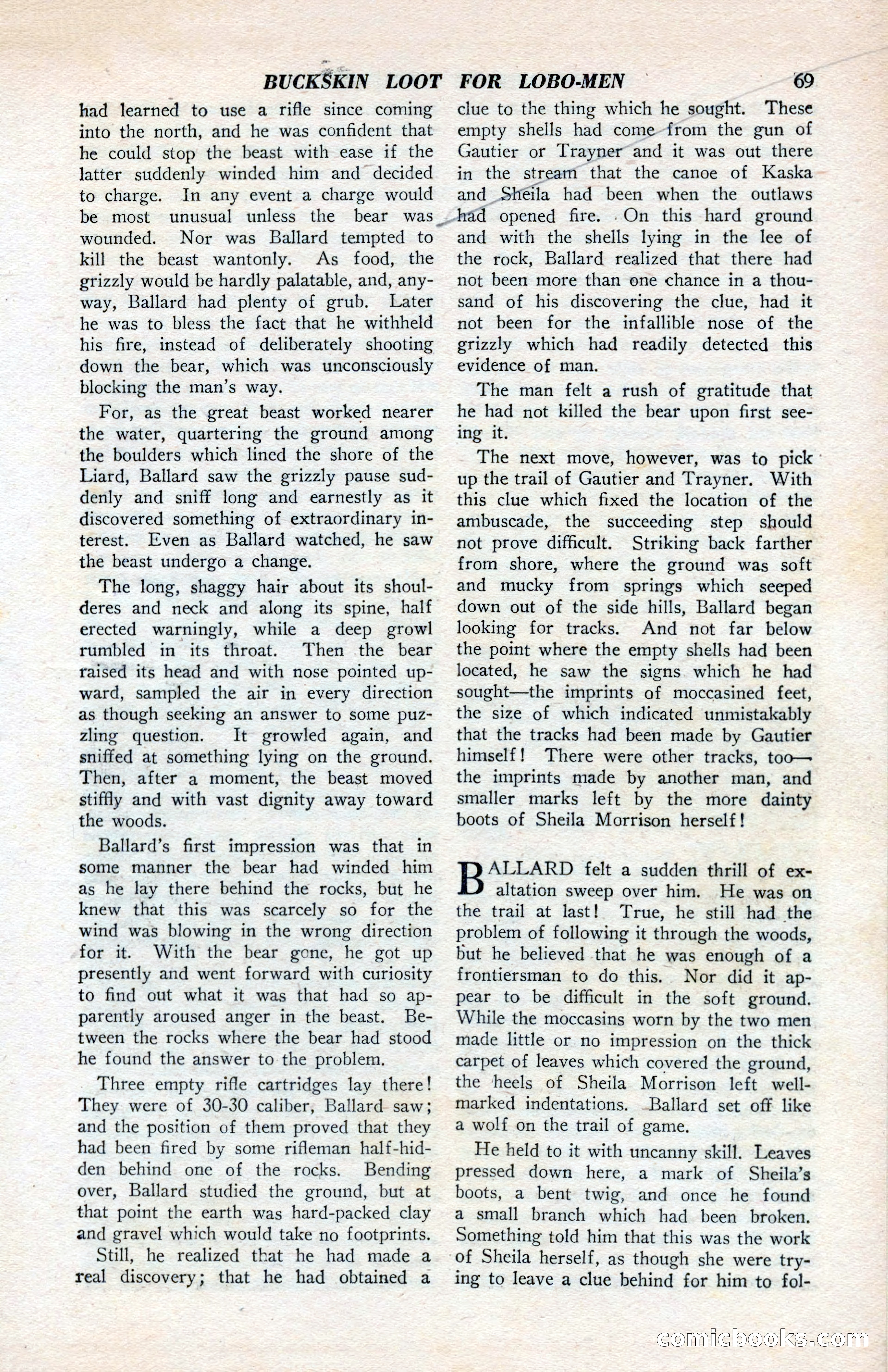 North-West Romances, April 1943 — page 71 of 132